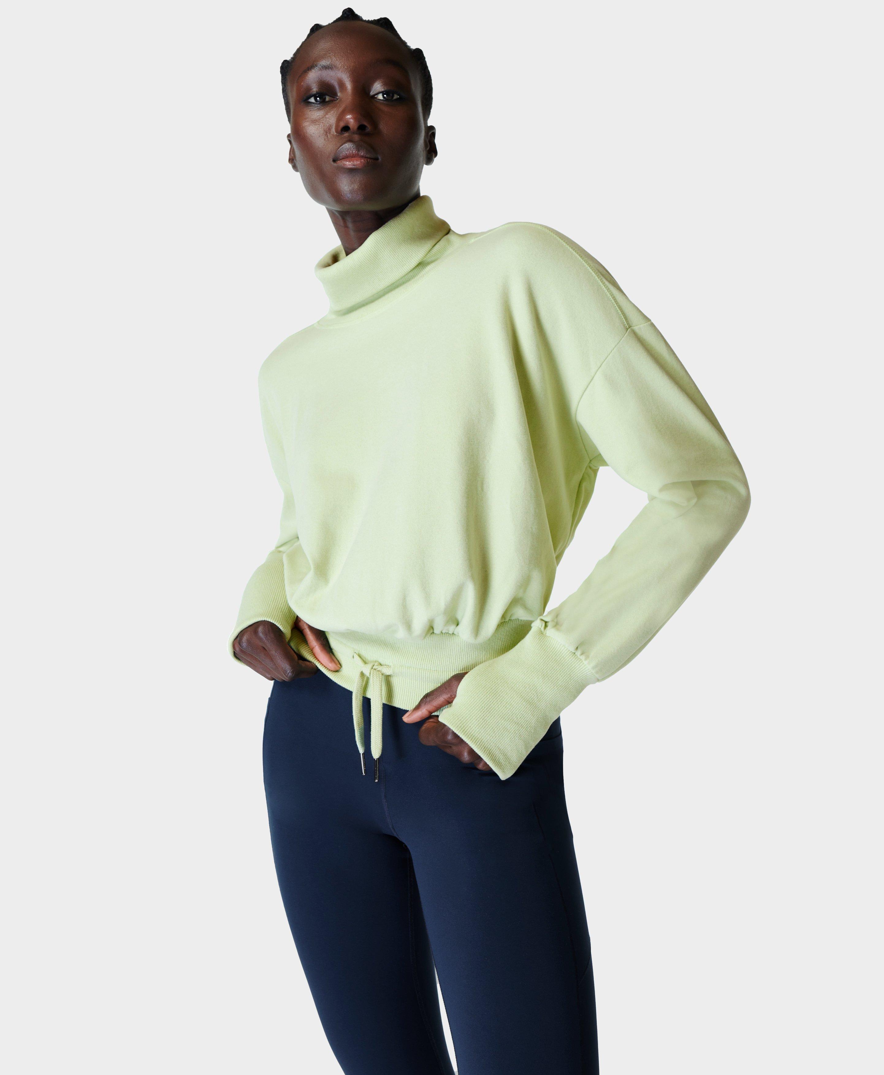 Melody Luxe Fleece Pullover - Lucent Green | Women's Jumpers 