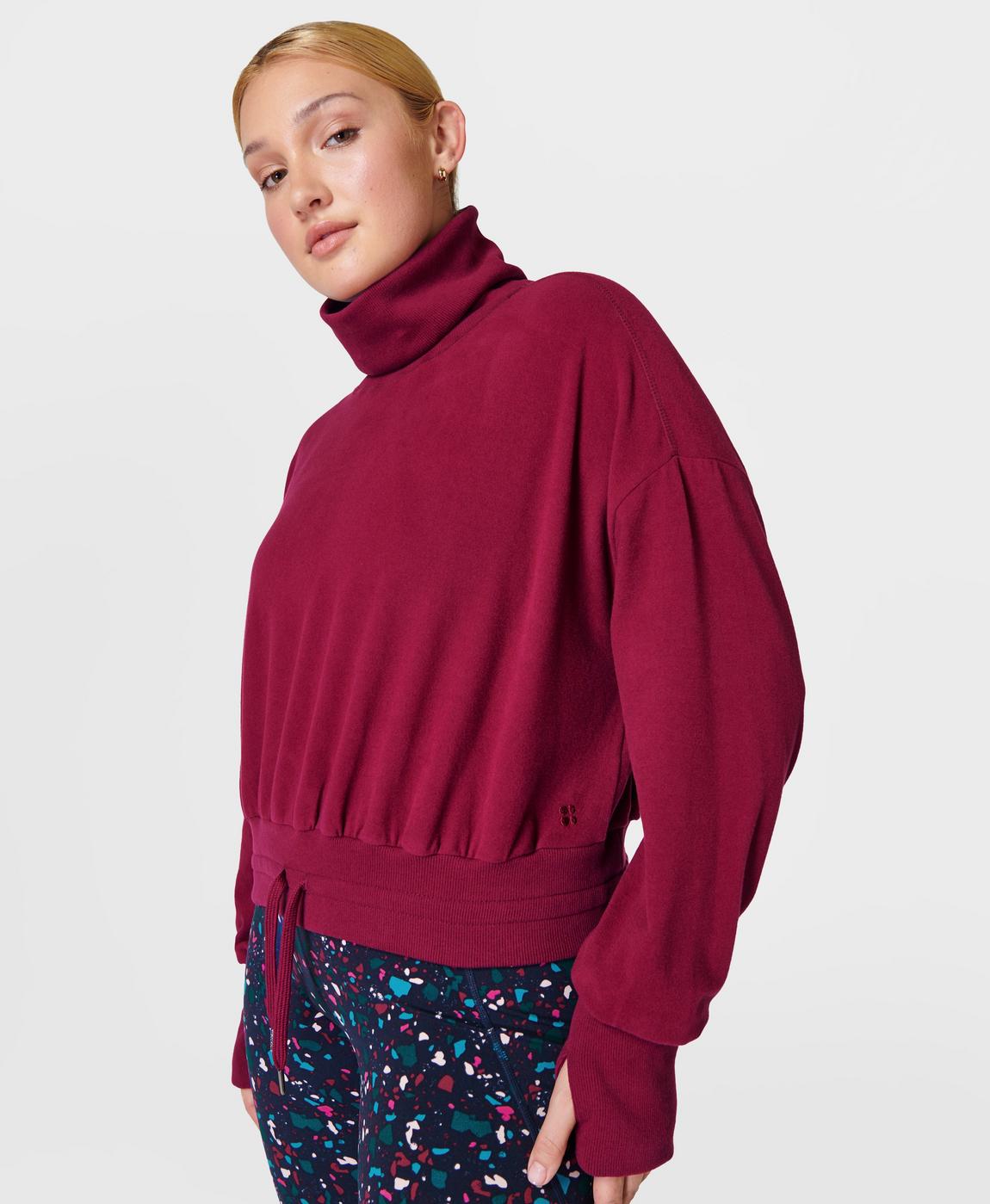 Melody Luxe Fleece Pullover - Vamp Red | Women's Jumpers