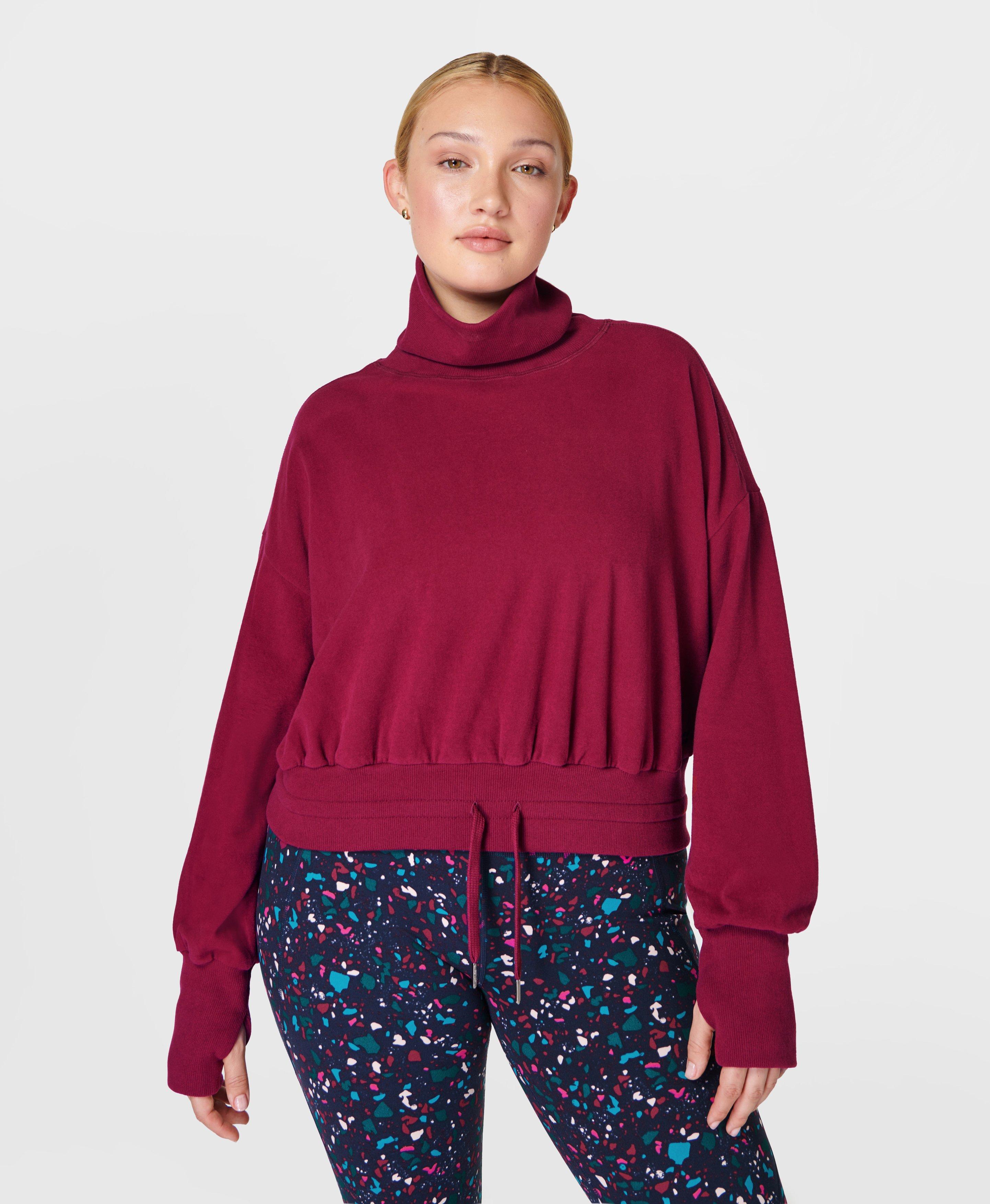 Melody Luxe Fleece Pullover- vampred | Women's Jumpers