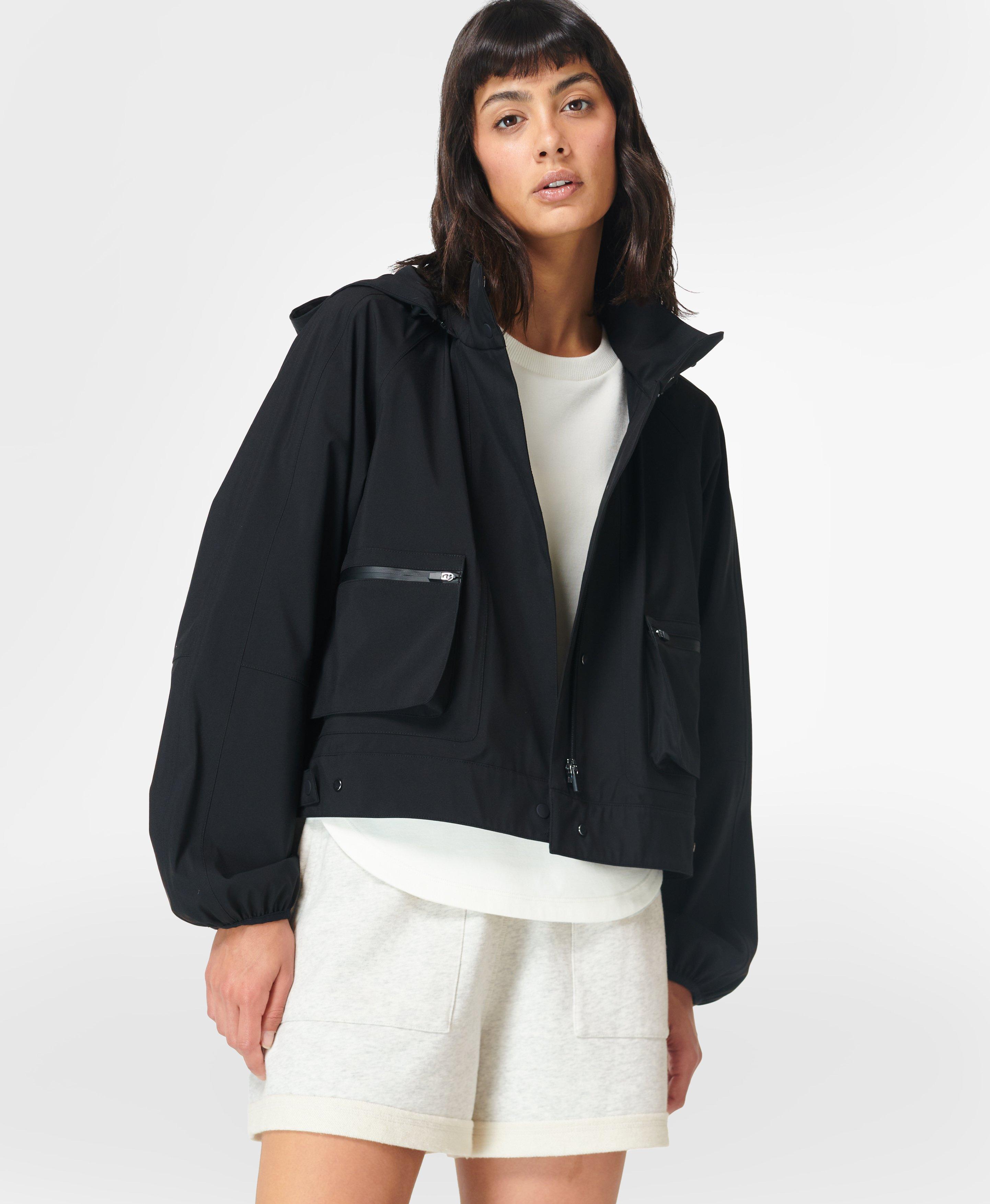Motion Short Jacket, Black | Sweaty Betty