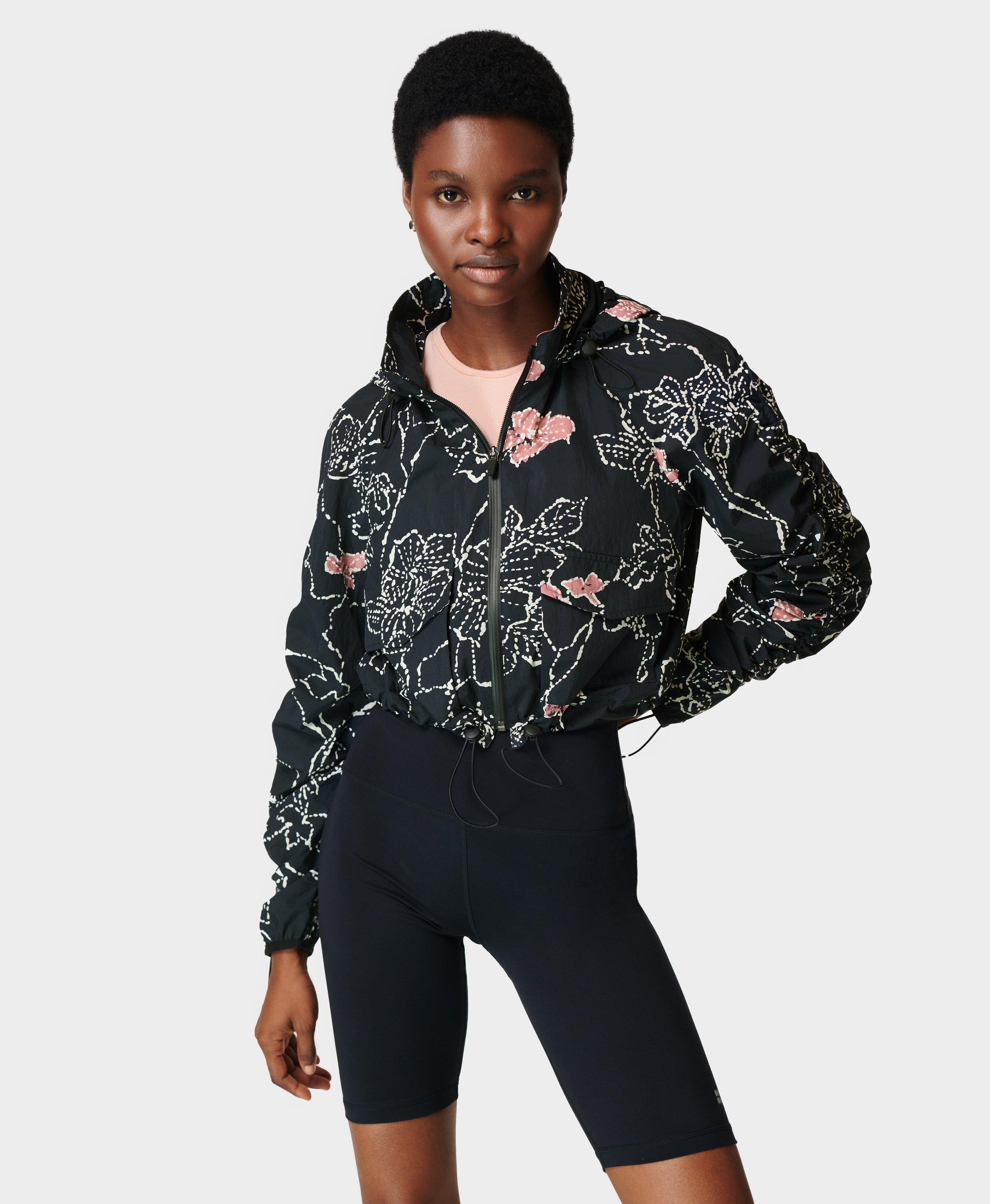 Nike womens cheap floral jacket