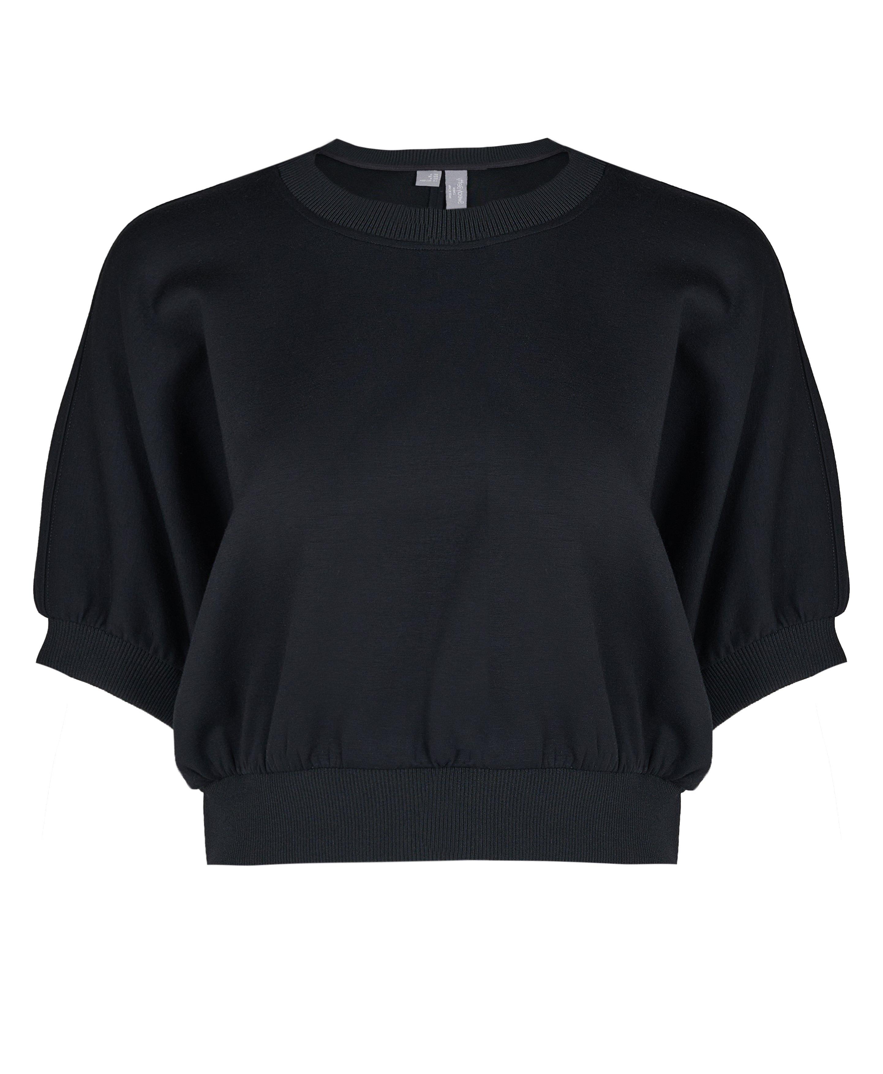 Wander By Hottotties Women's Naomi Crewneck Athletic Top - Black