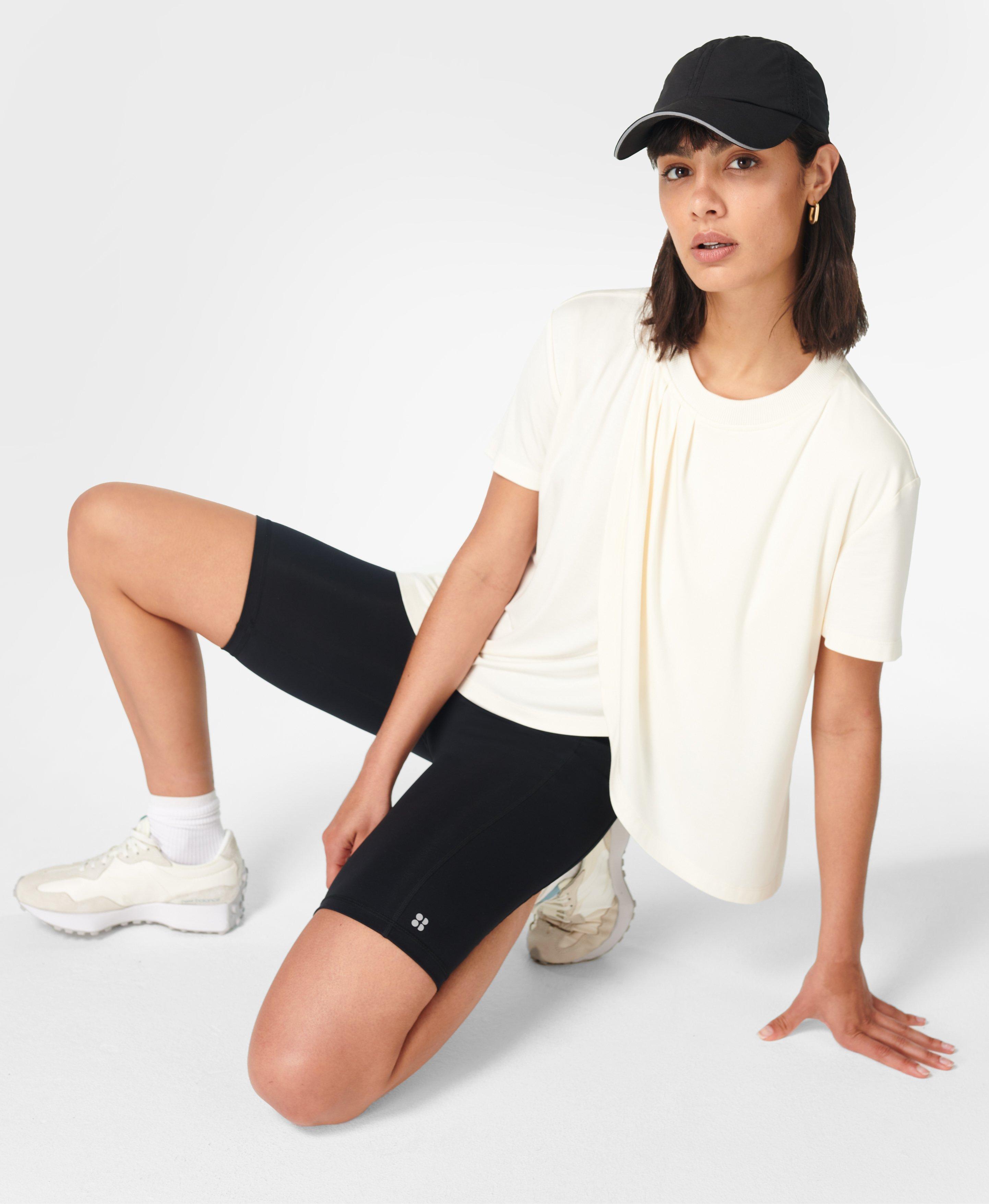 Tori Short Sleeve T-Shirt, Alabaster White | Sweaty Betty