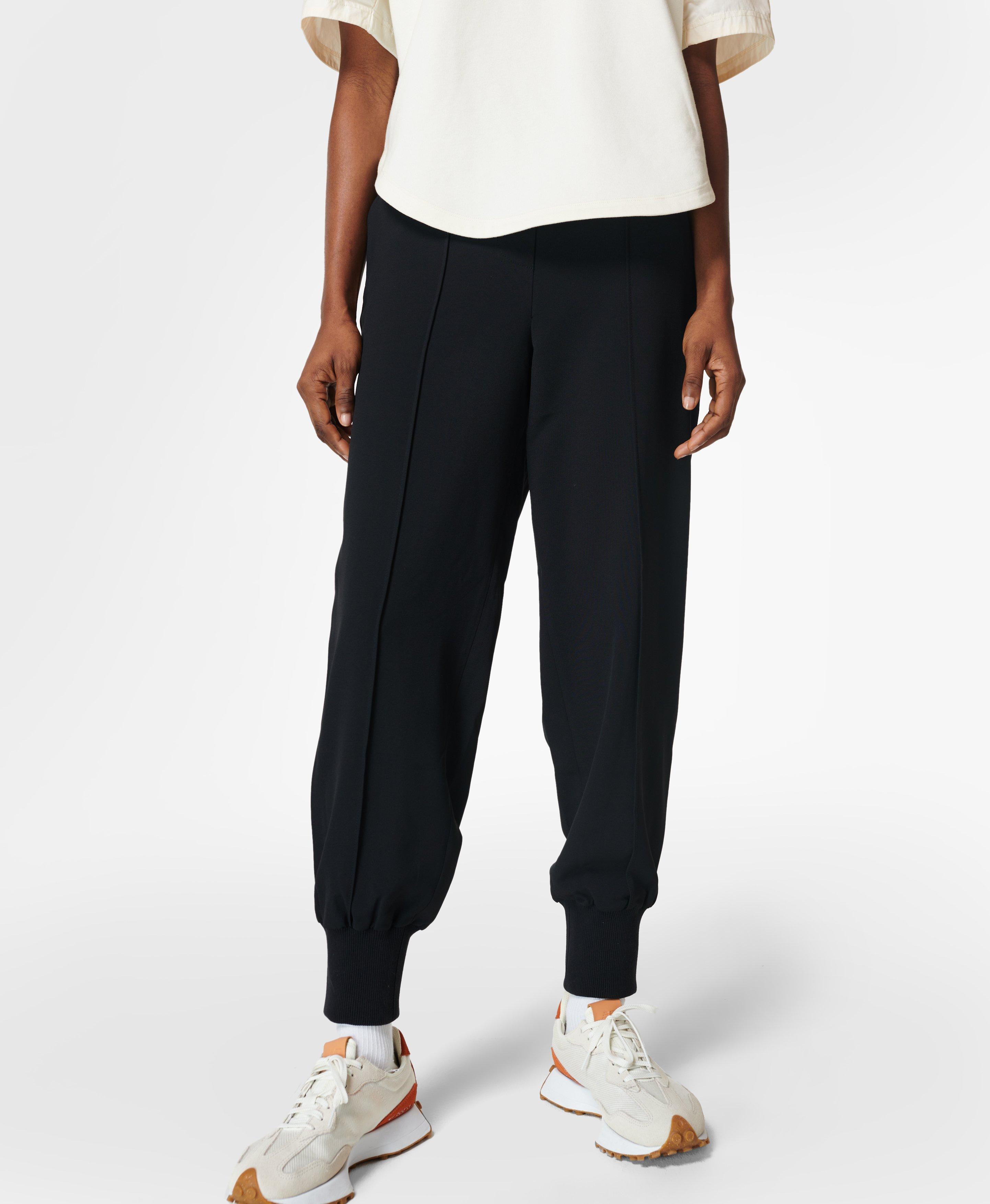 Ava Cuffed Pant - Black, Women's Trousers & Yoga Pants