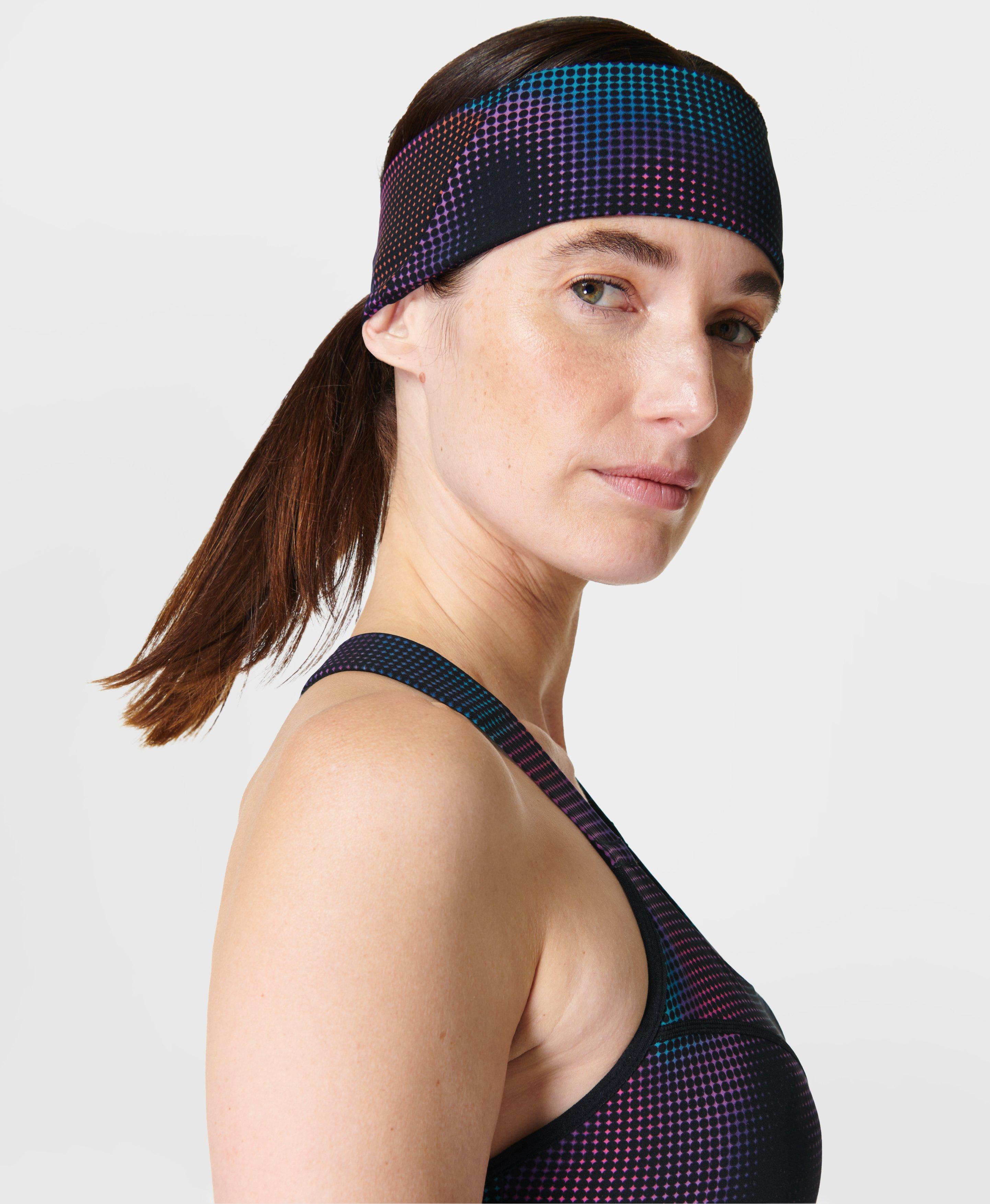 Power Headband 2.0 - Black Gradient Dot Print | Women's