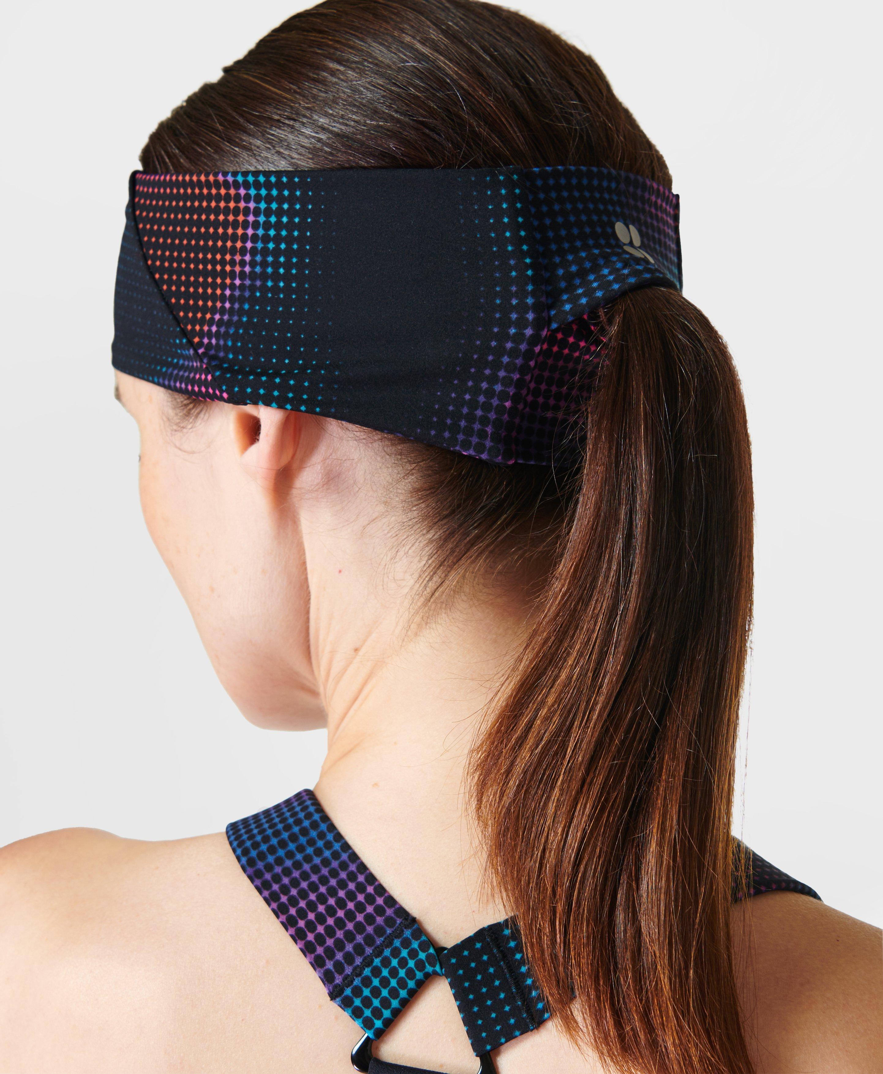 Power Headband 2.0 - Black Gradient Dot Print | Women's