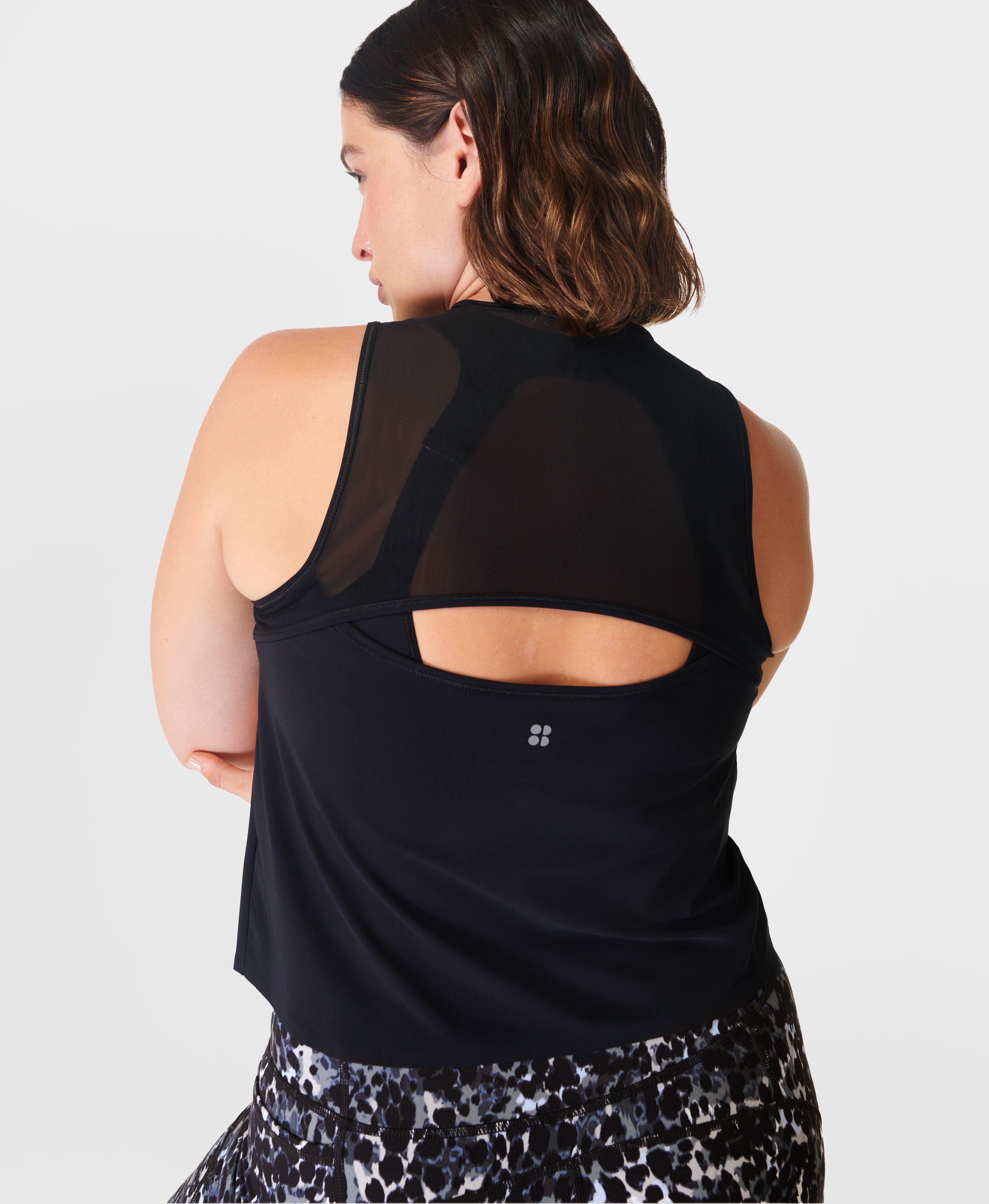 Swifty Workout Tank - Black, Women's Vests