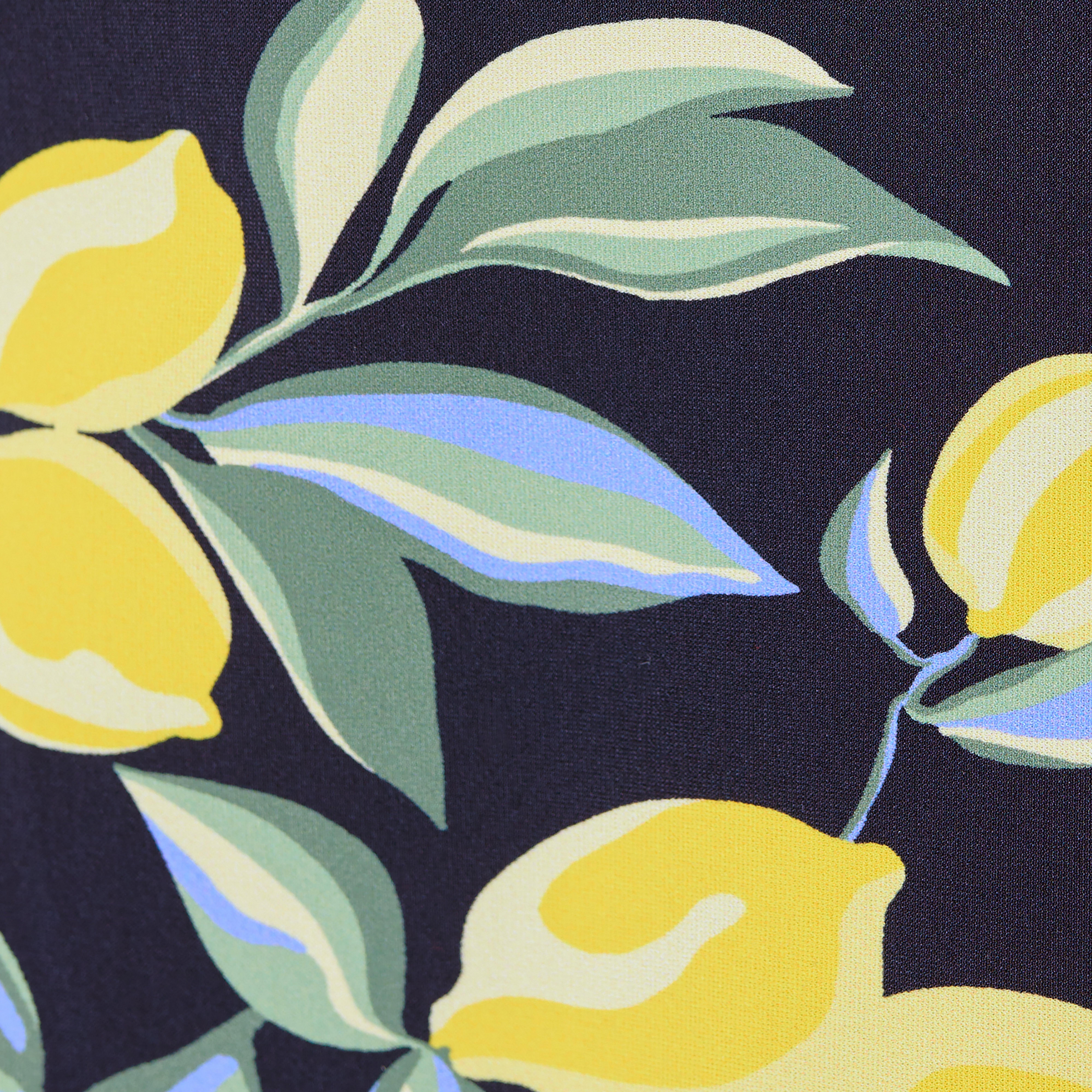 Swatch color Blue Lemon Tree Print