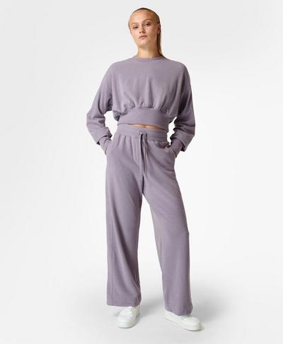 Serene Luxe Fleece Pant, Twilight Purple | Sweaty Betty