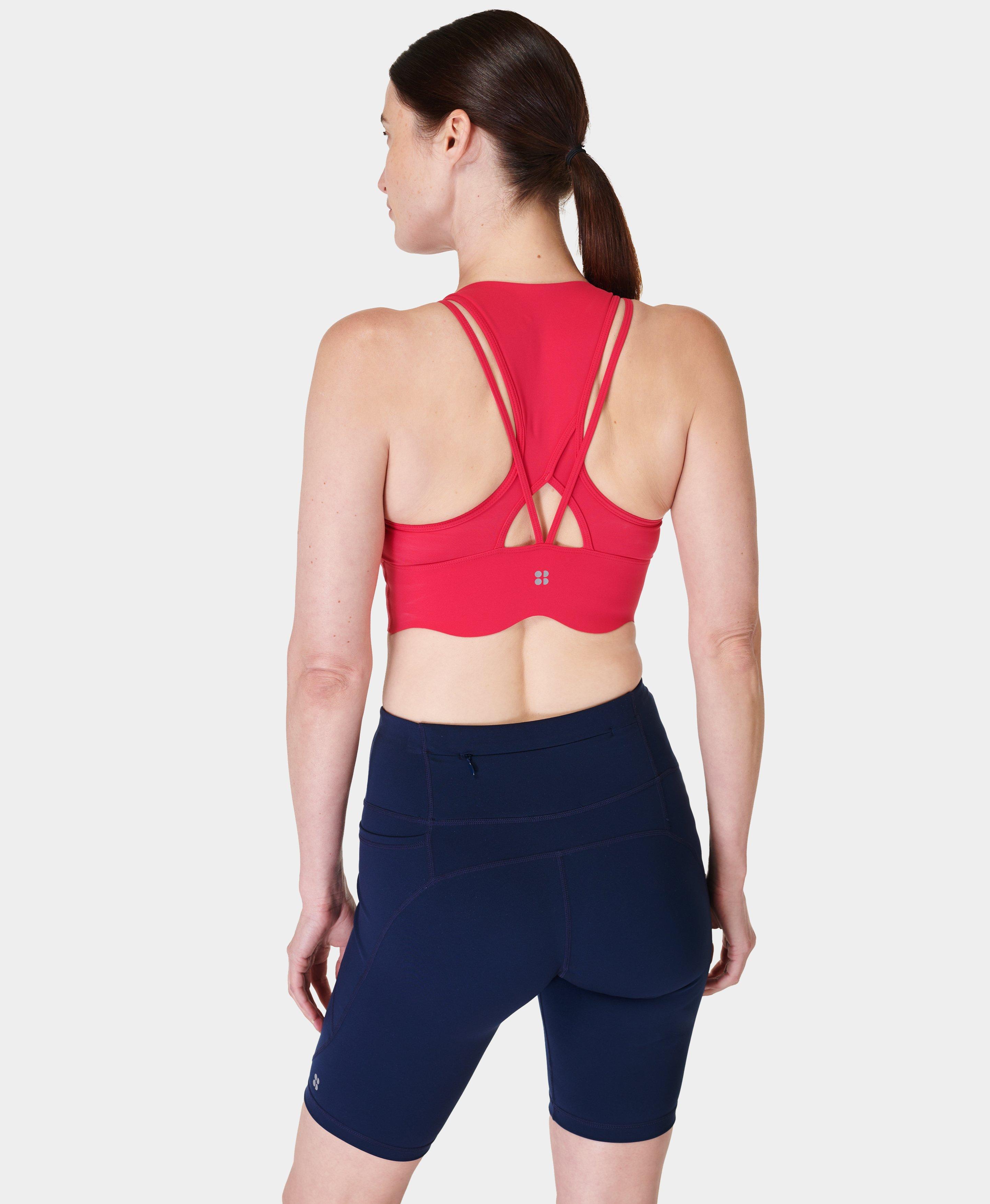 Womens Plunge Sports Bra, Running Gear & Equipment