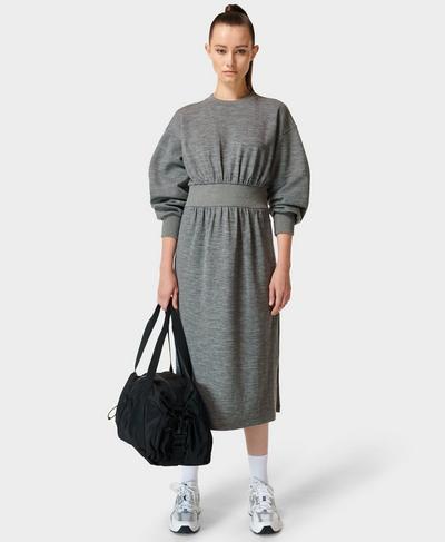 Verse Midi Dress , Pumice Grey | Sweaty Betty