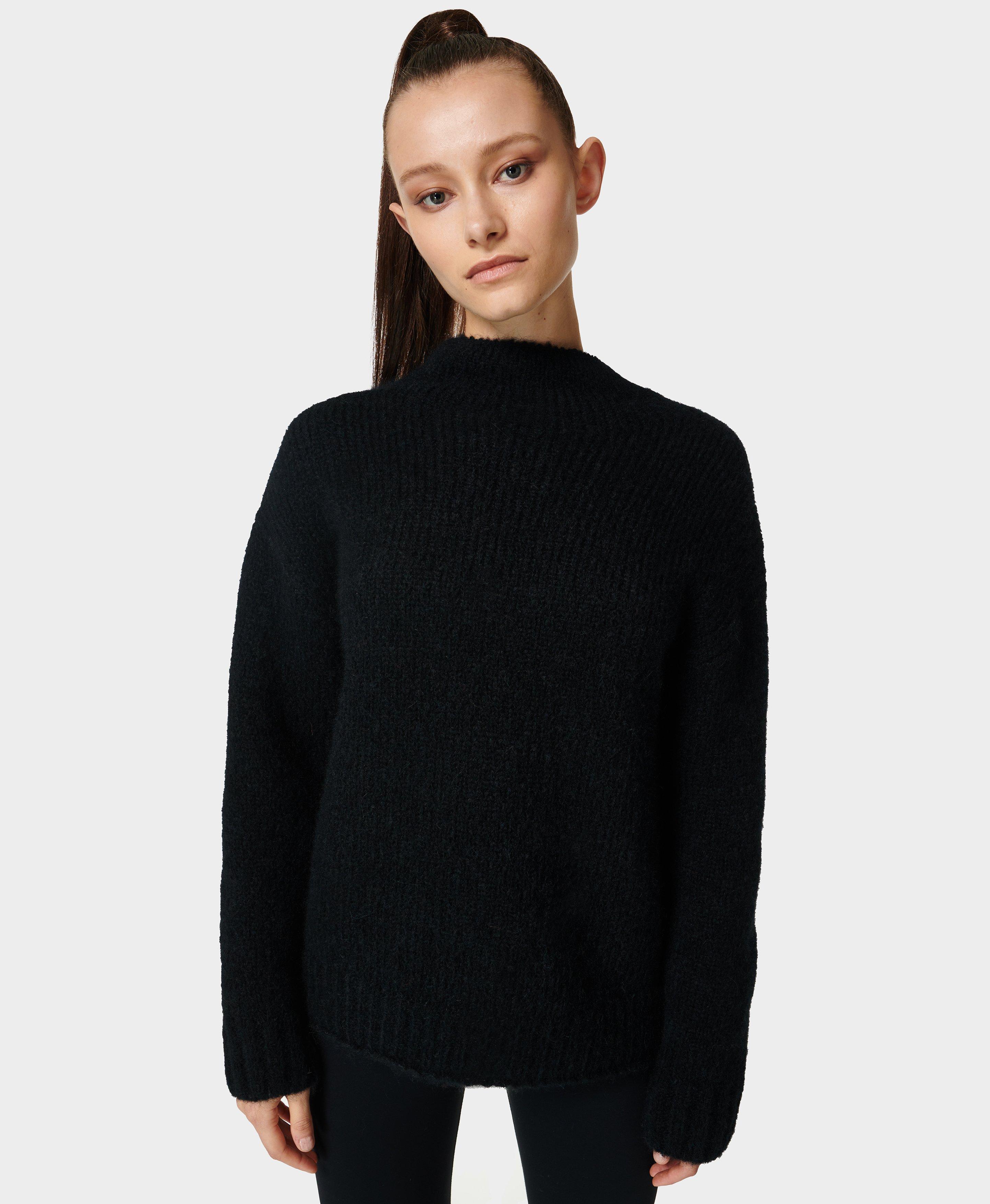 Sweaty betty bouclé funnel neck sweatshirt hotsell