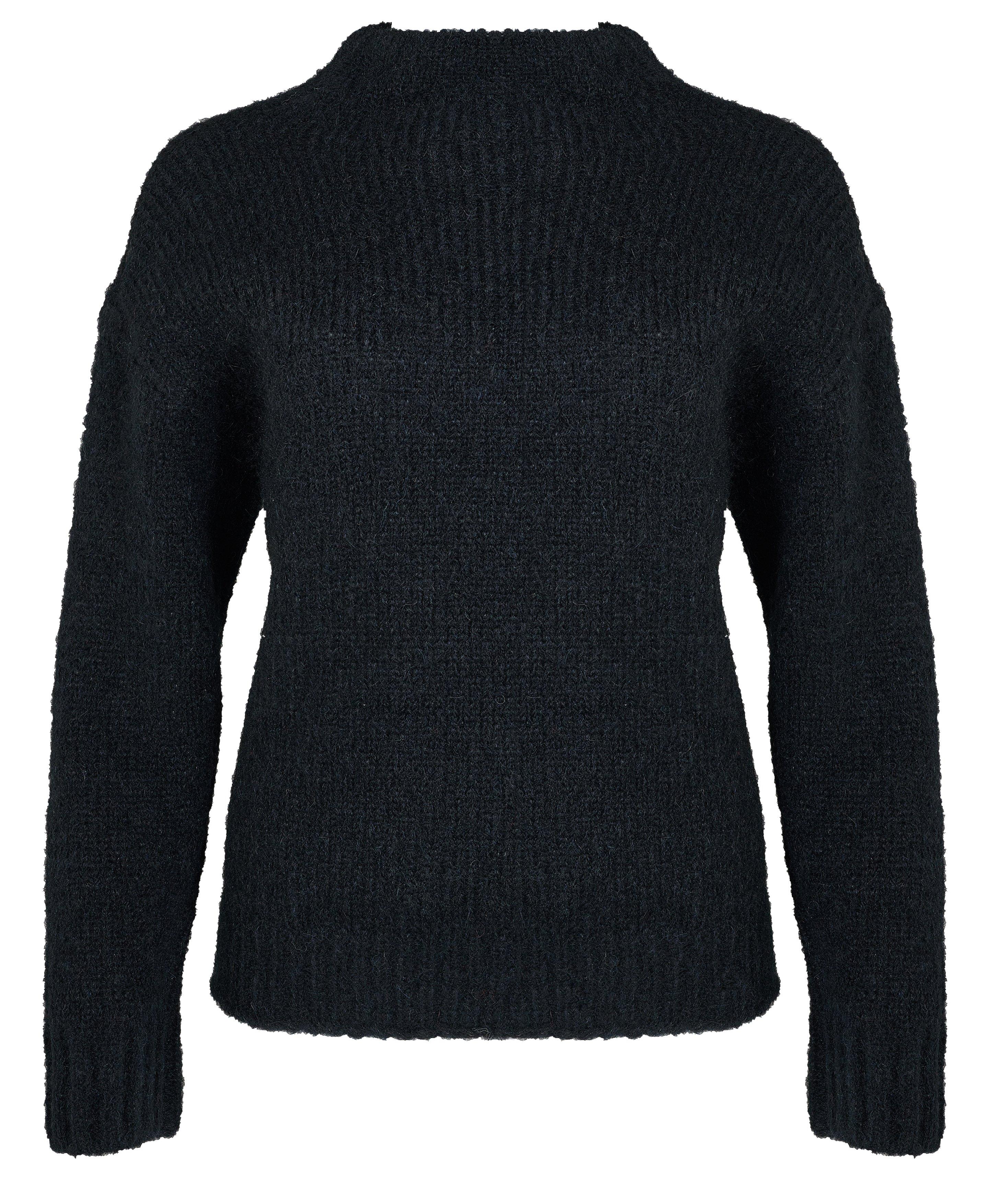 Black 2024 boucle sweater