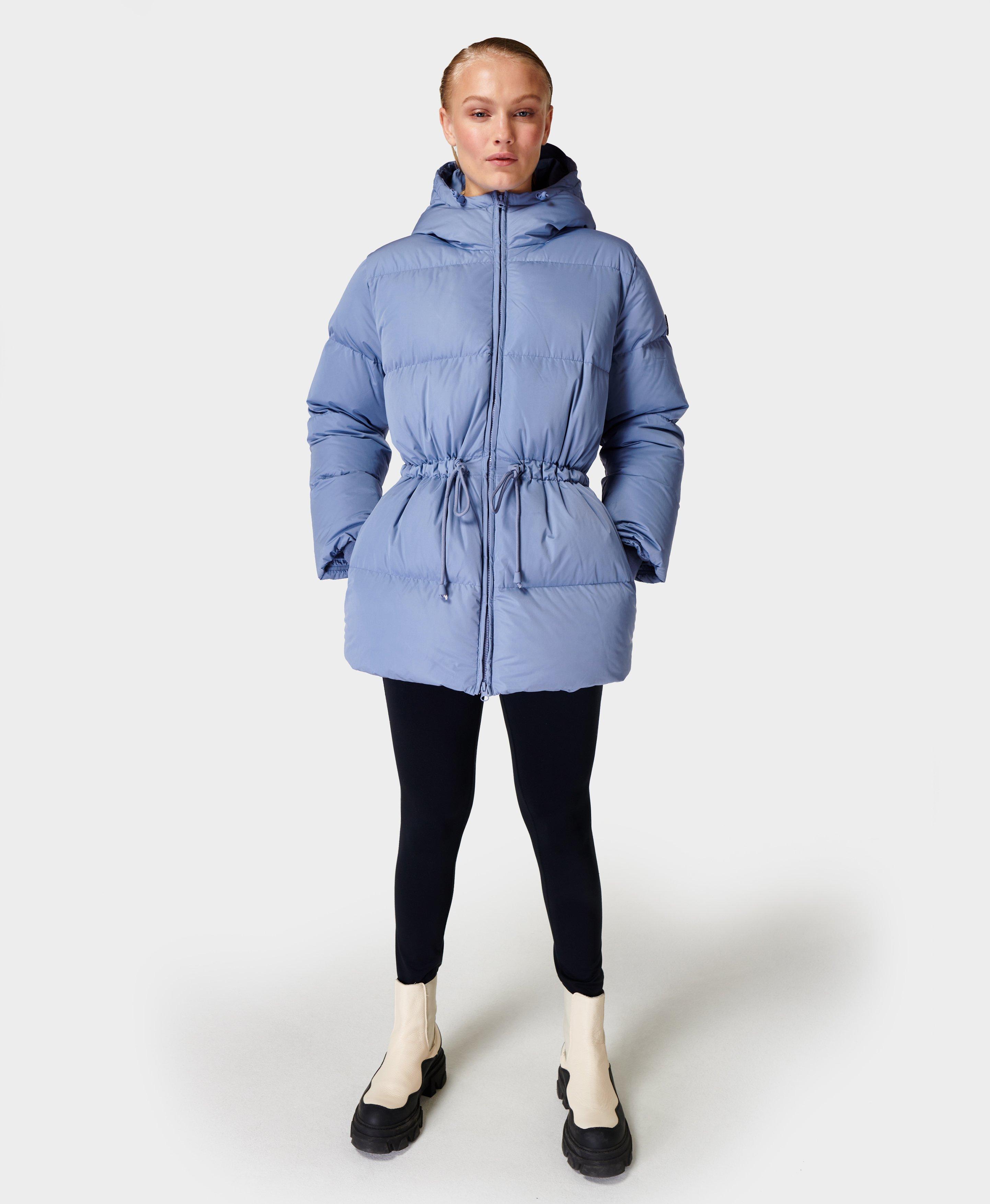 Alto Puffer Jacket - Dusk Blue | Women's Jackets u0026 Coats | Sweaty Betty