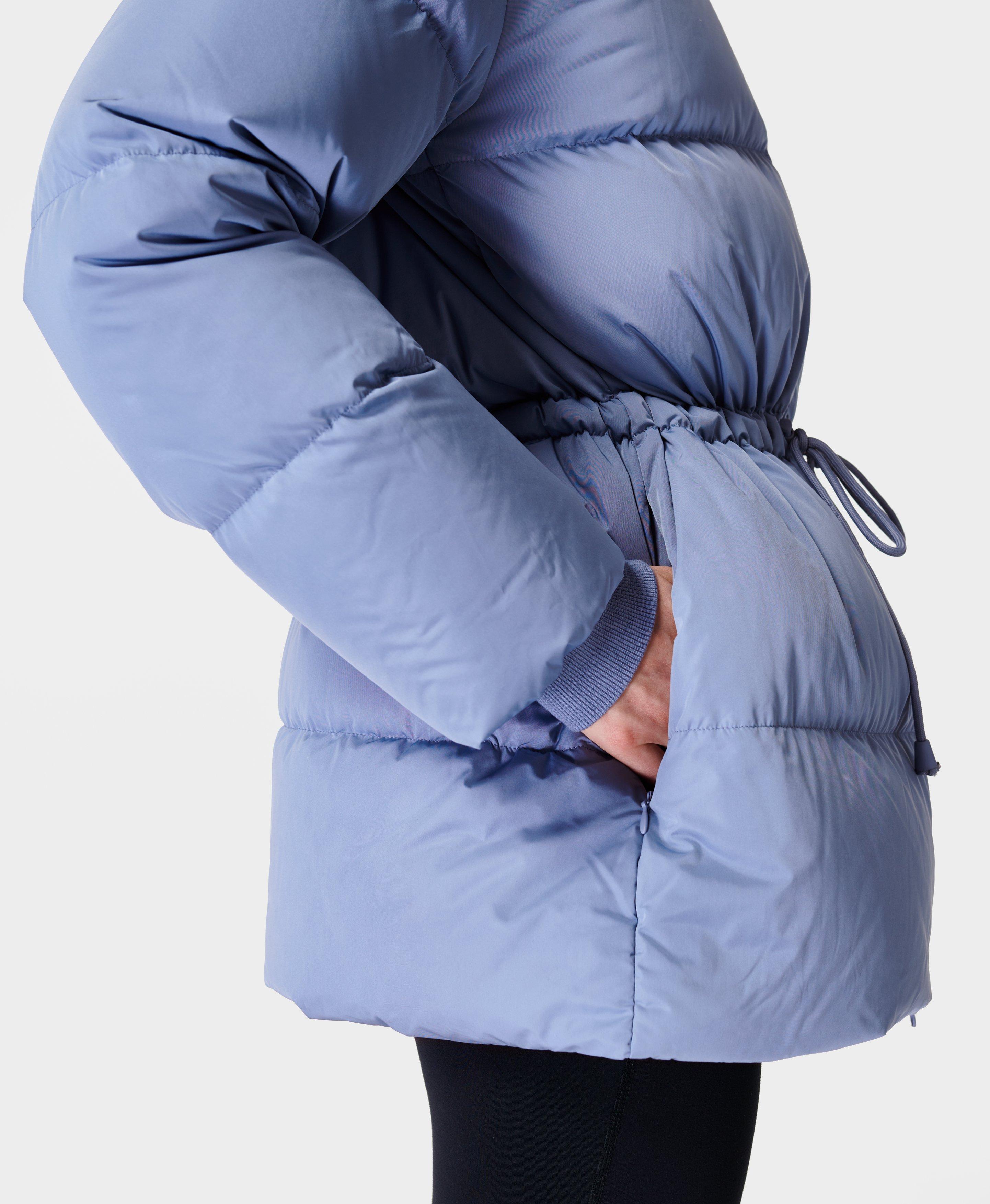 Hooded Puffer Jacket - Night Blue