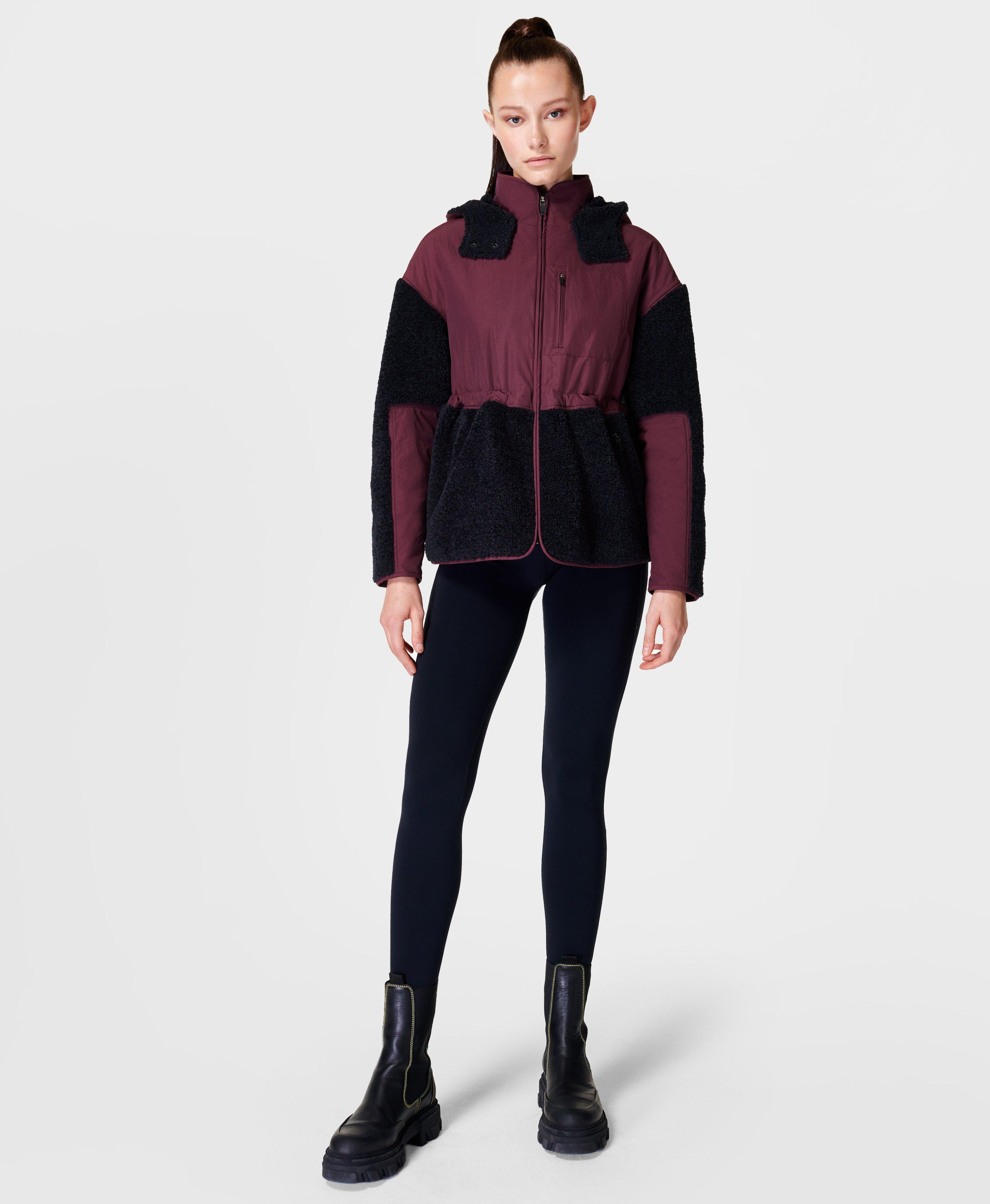 Nike nsw windrunner on sale sherpa jacket women's