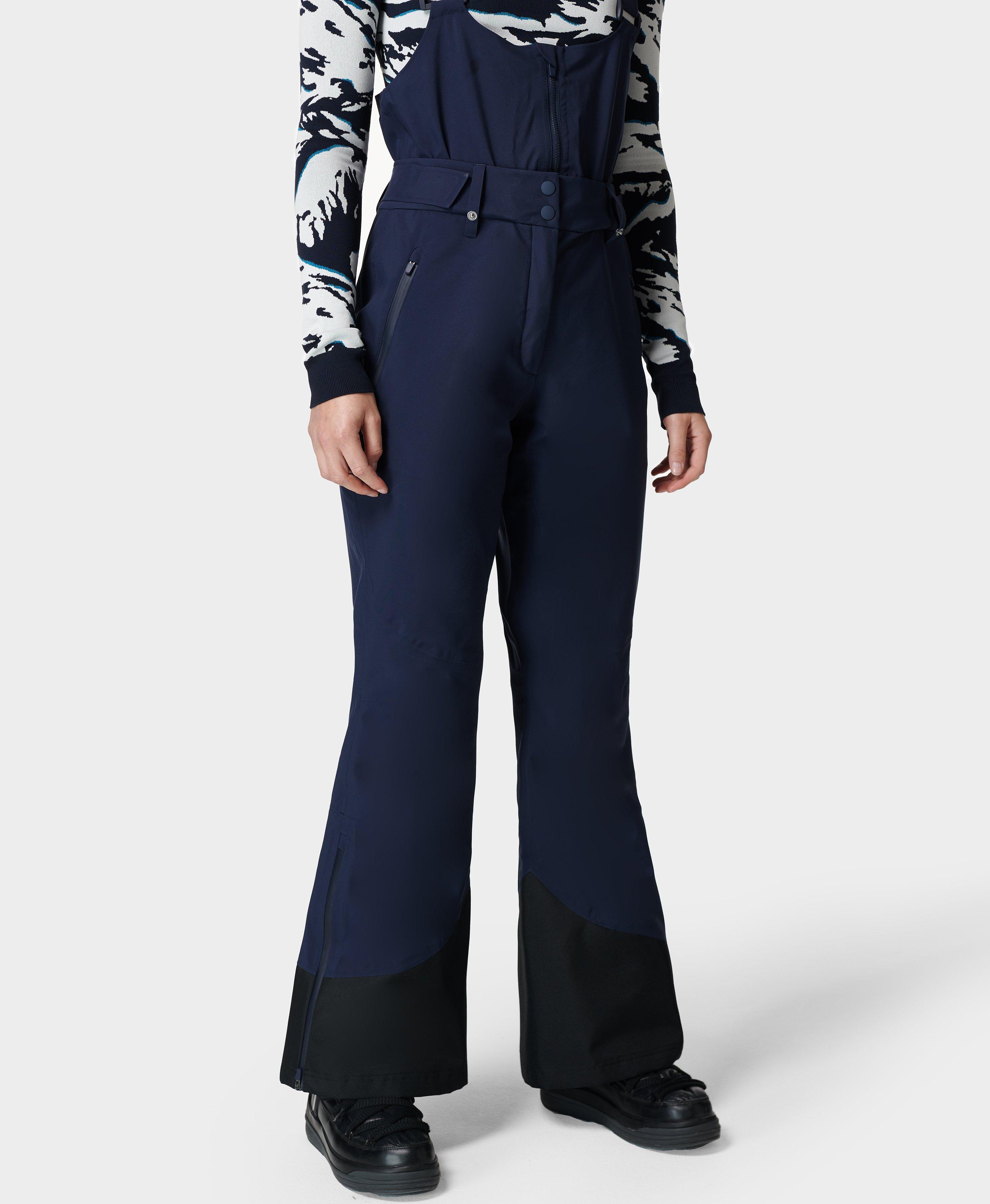 Pro Light Performance Salopette - Navy Blue, Women's Ski Clothes