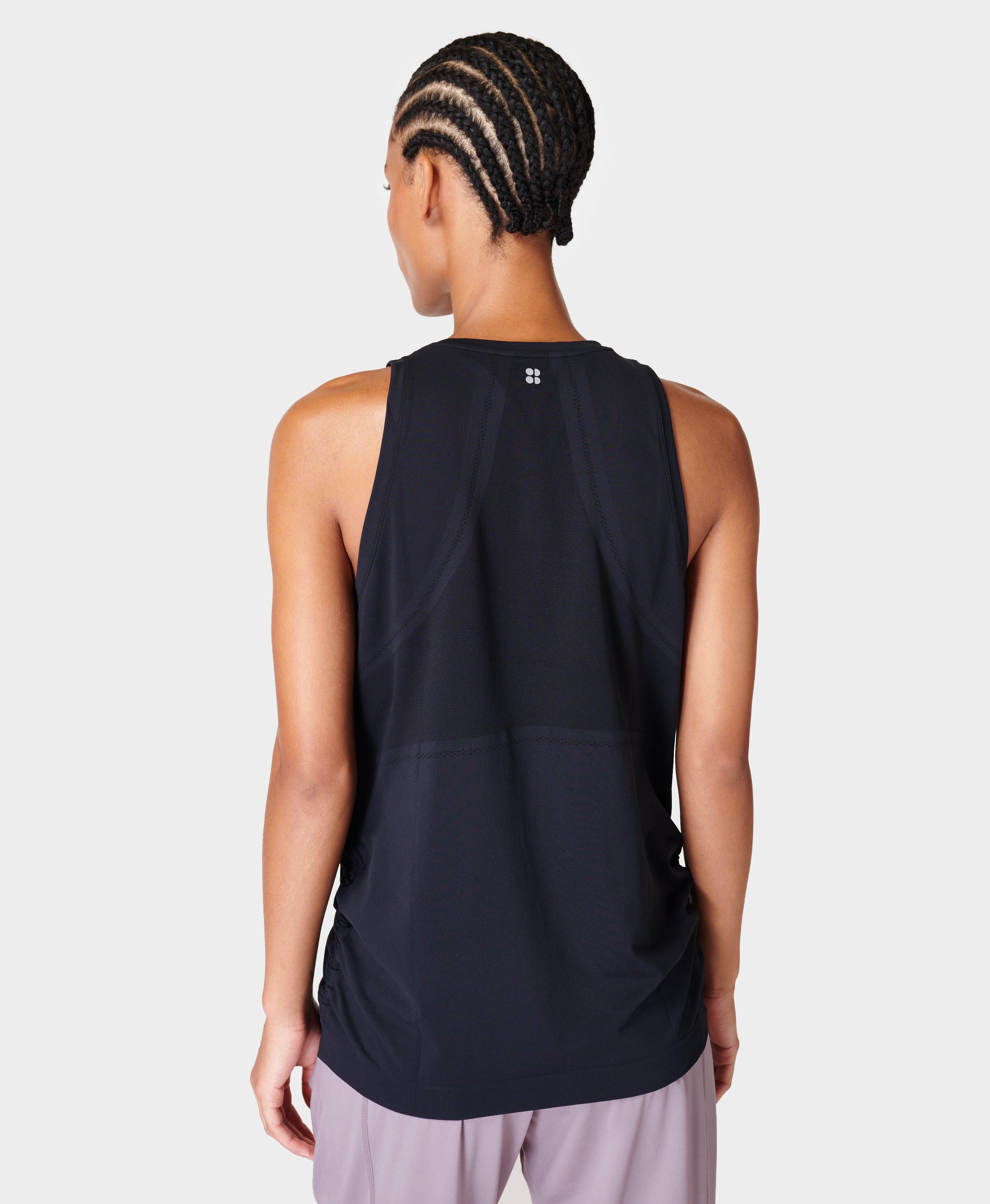 Buy THE BLAZZE Women's Gym Vest Yoga Sleeveless Backless Running Vest  Jogging Gym Fitness Tank Top (Medium(34?/85cm - Chest), Black) Online In  India At Discounted Prices