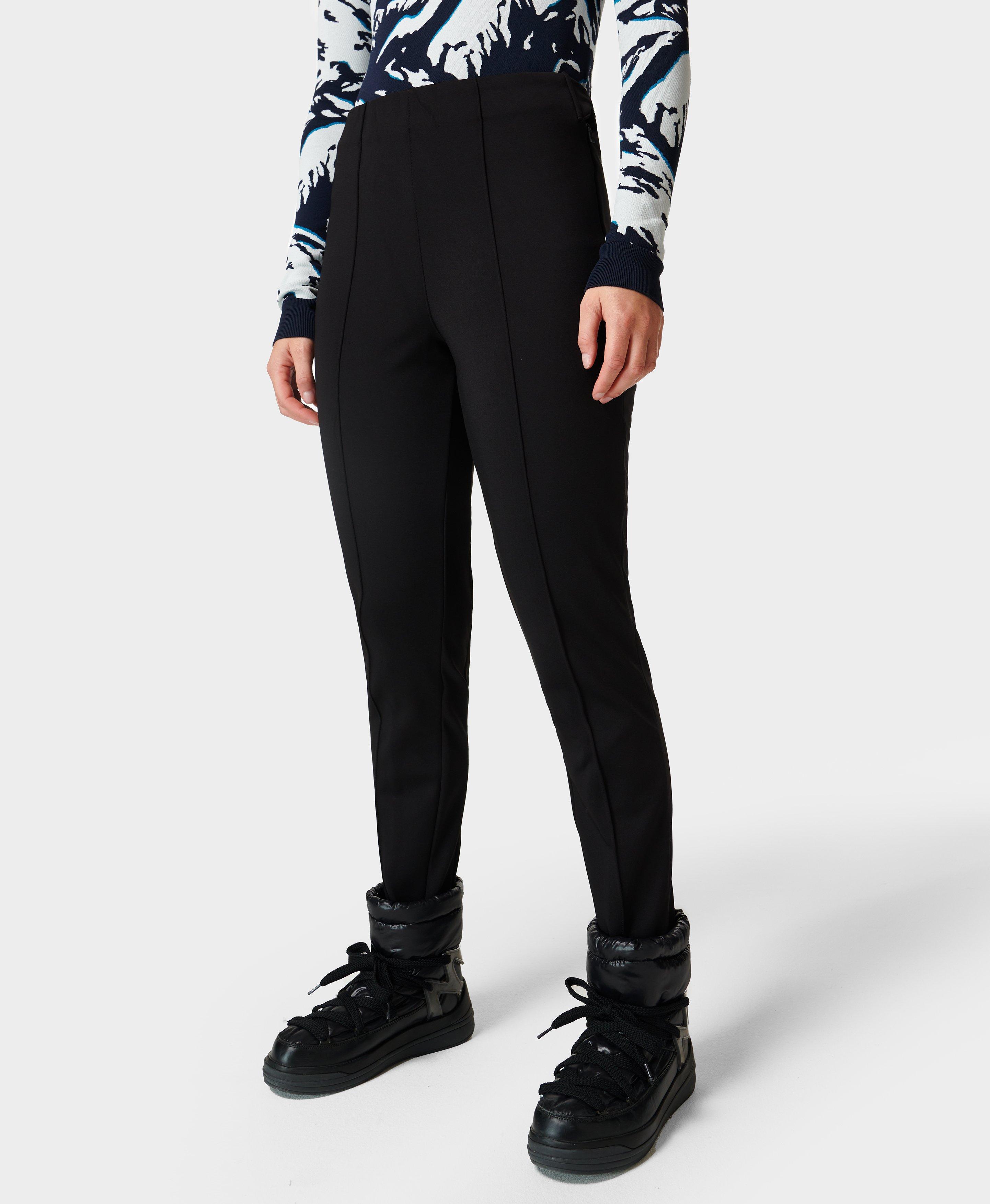 Off Piste Stirrup Ski Pants - Black, Women's Ski Clothes