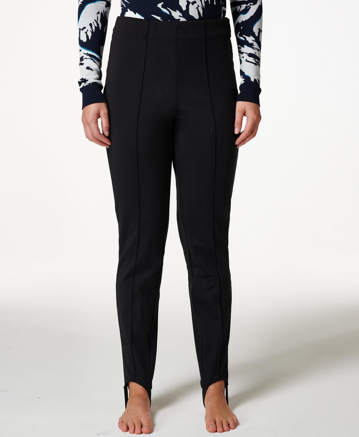 Off Piste Stirrup Ski Pants - Black, Women's Ski Clothes