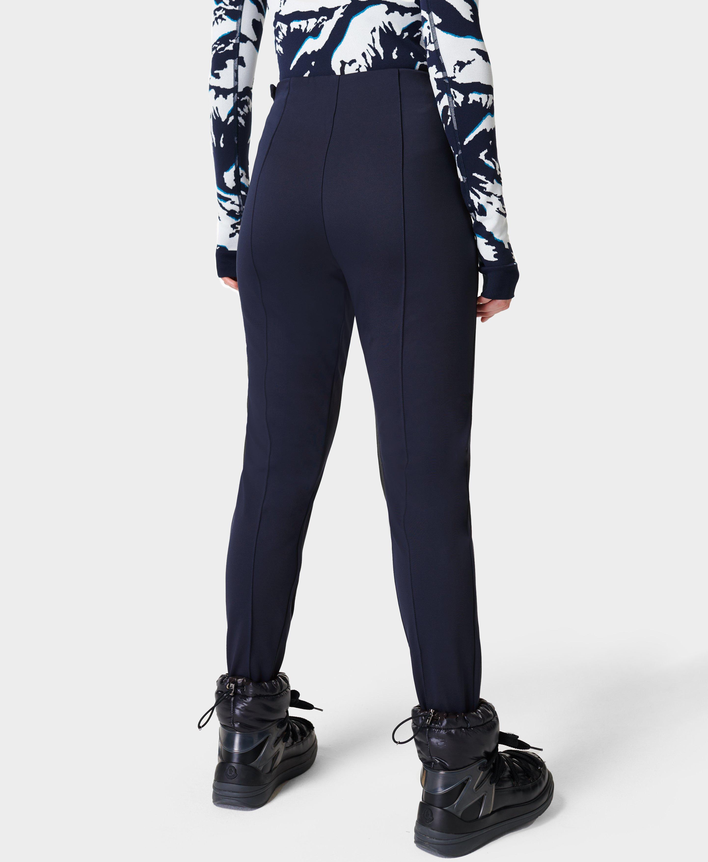 Off Piste Stirrup Ski Pants - Navy Blue, Women's Ski Clothes