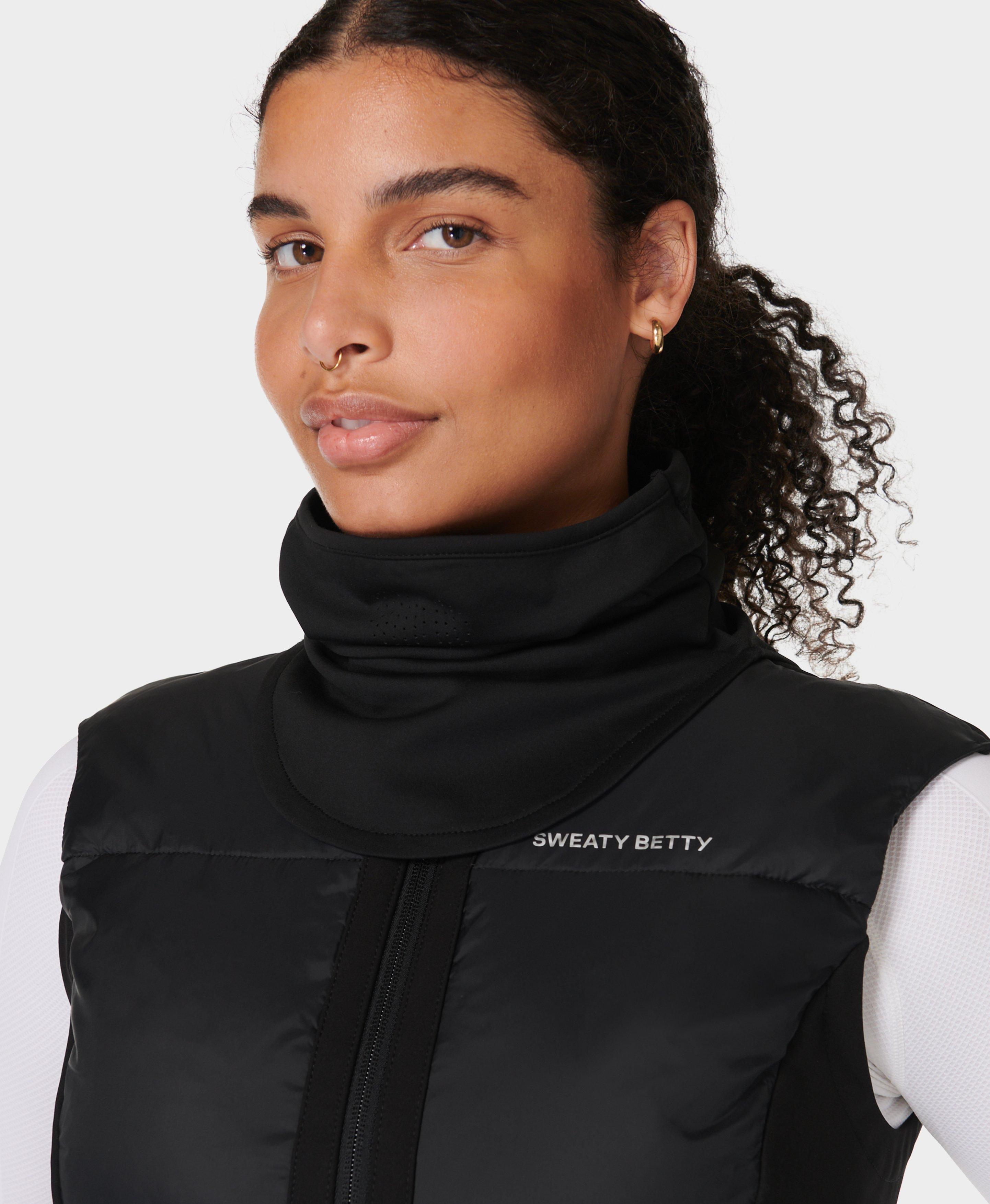 Therma Run Neckwarmer - Black, Women's Ski Clothes