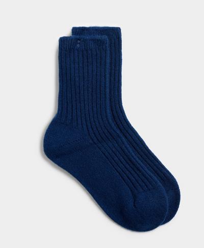 Cashmere Socks , Navy | Sweaty Betty