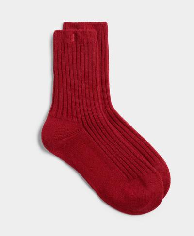 Cashmere Socks , Vine Red | Sweaty Betty
