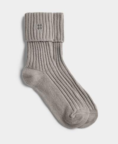 Cozy Lounge Sock , Mid Grey | Sweaty Betty
