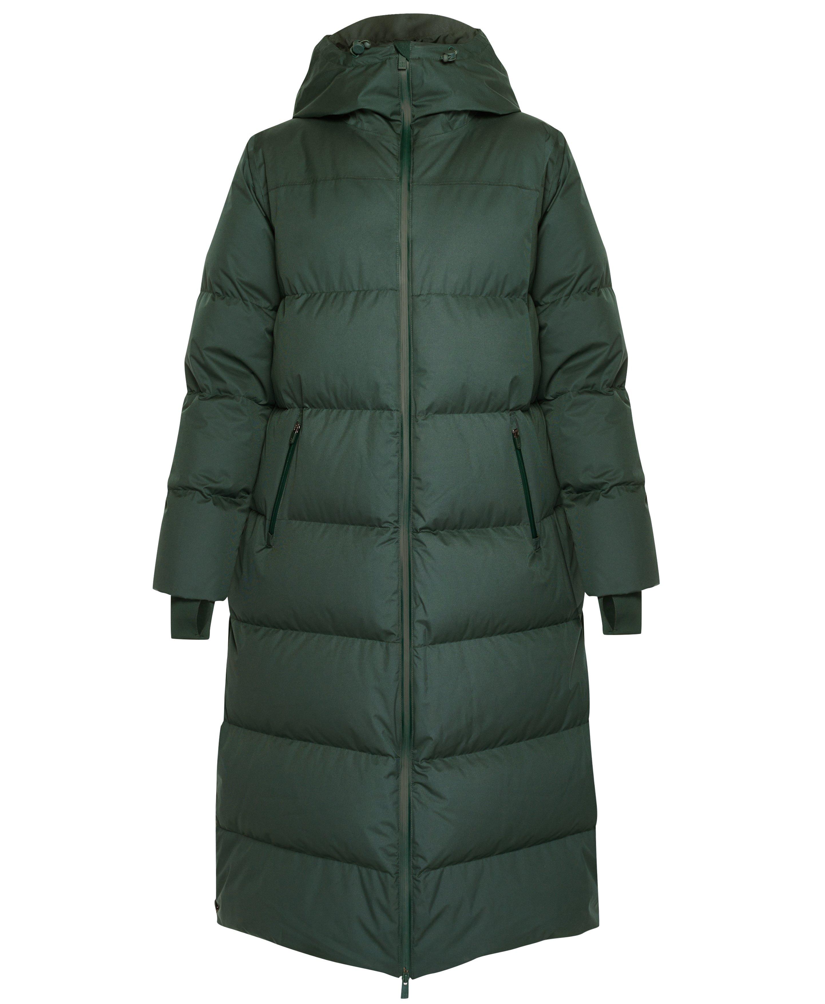 Dark green hot sale down coat