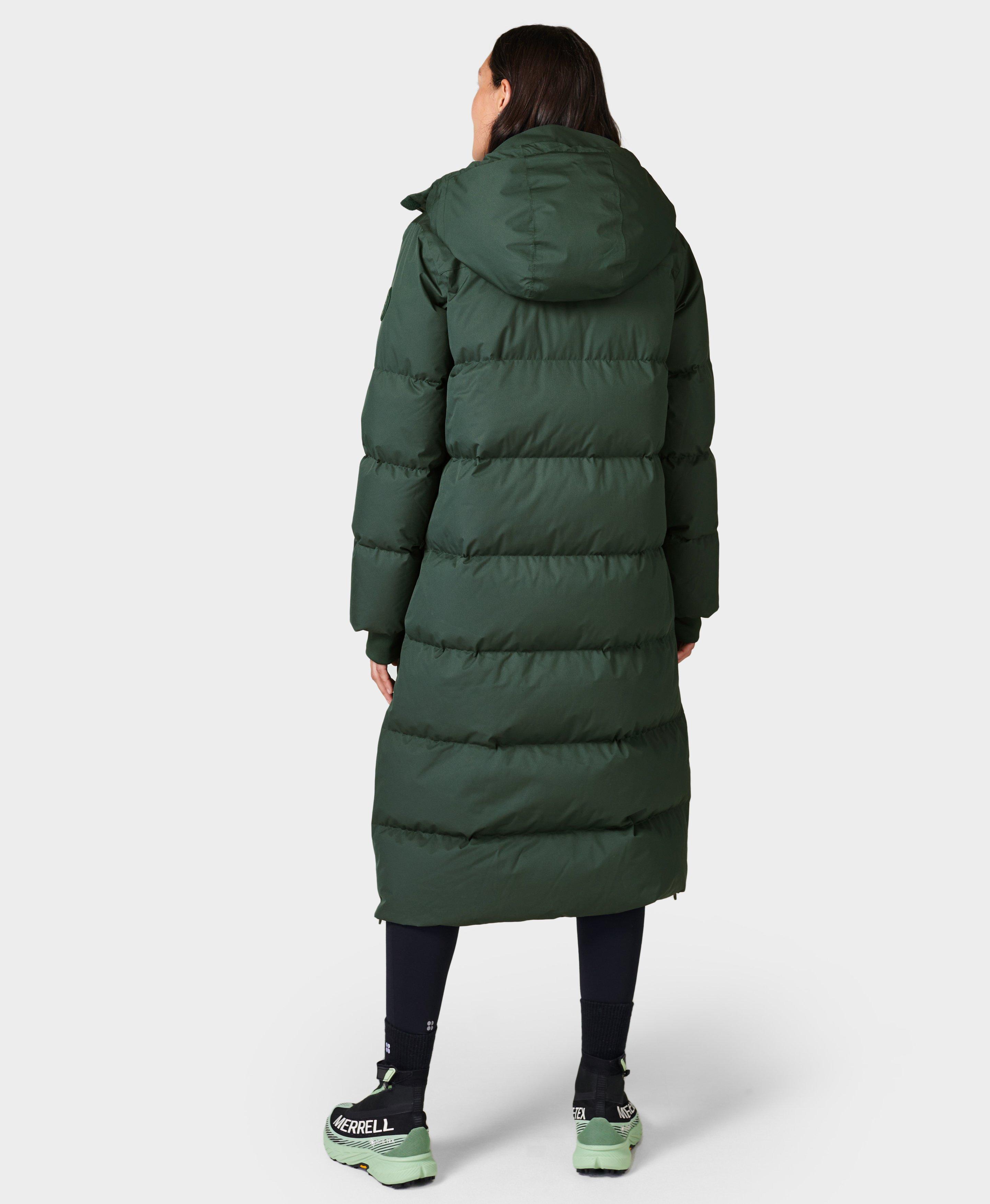 Green winter outlet parka