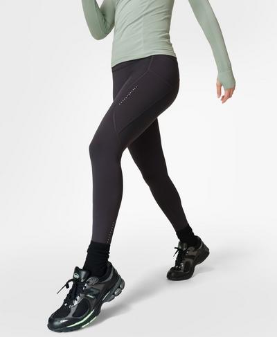 Therma Boost 7/8 Running Leggings , Dark Grey | Sweaty Betty