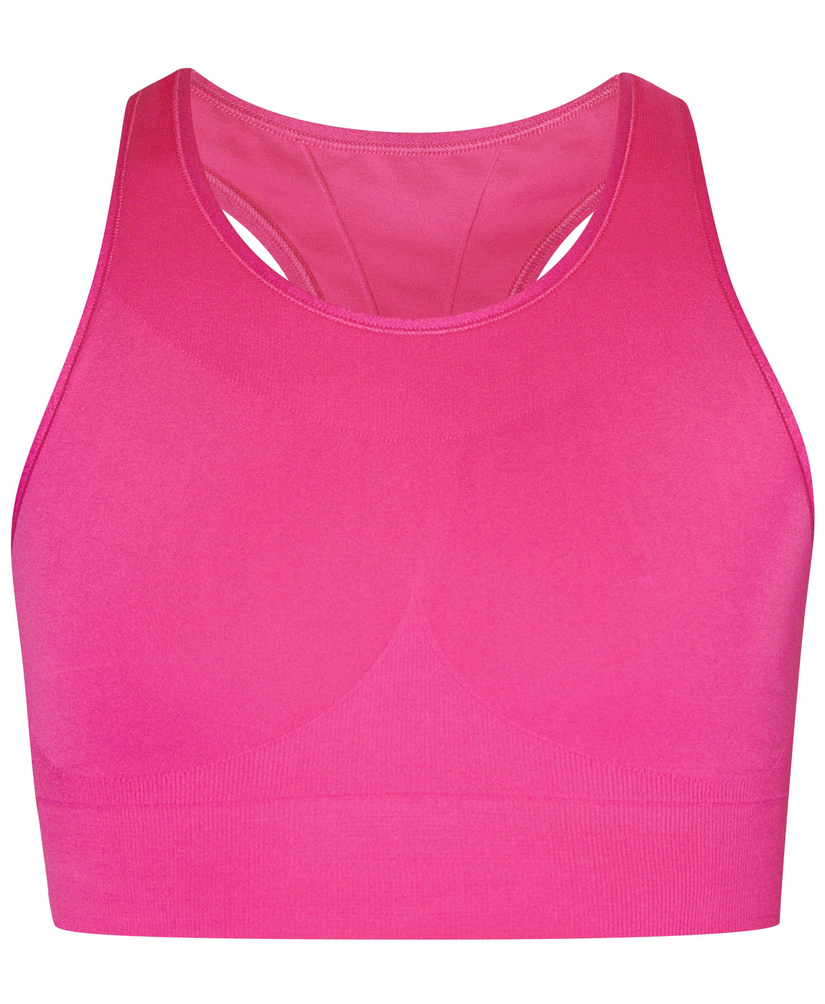 NEW $44 Sweaty Betty [ XL ] Stamina Racerback Sports Bra in Phlox Pink #U838