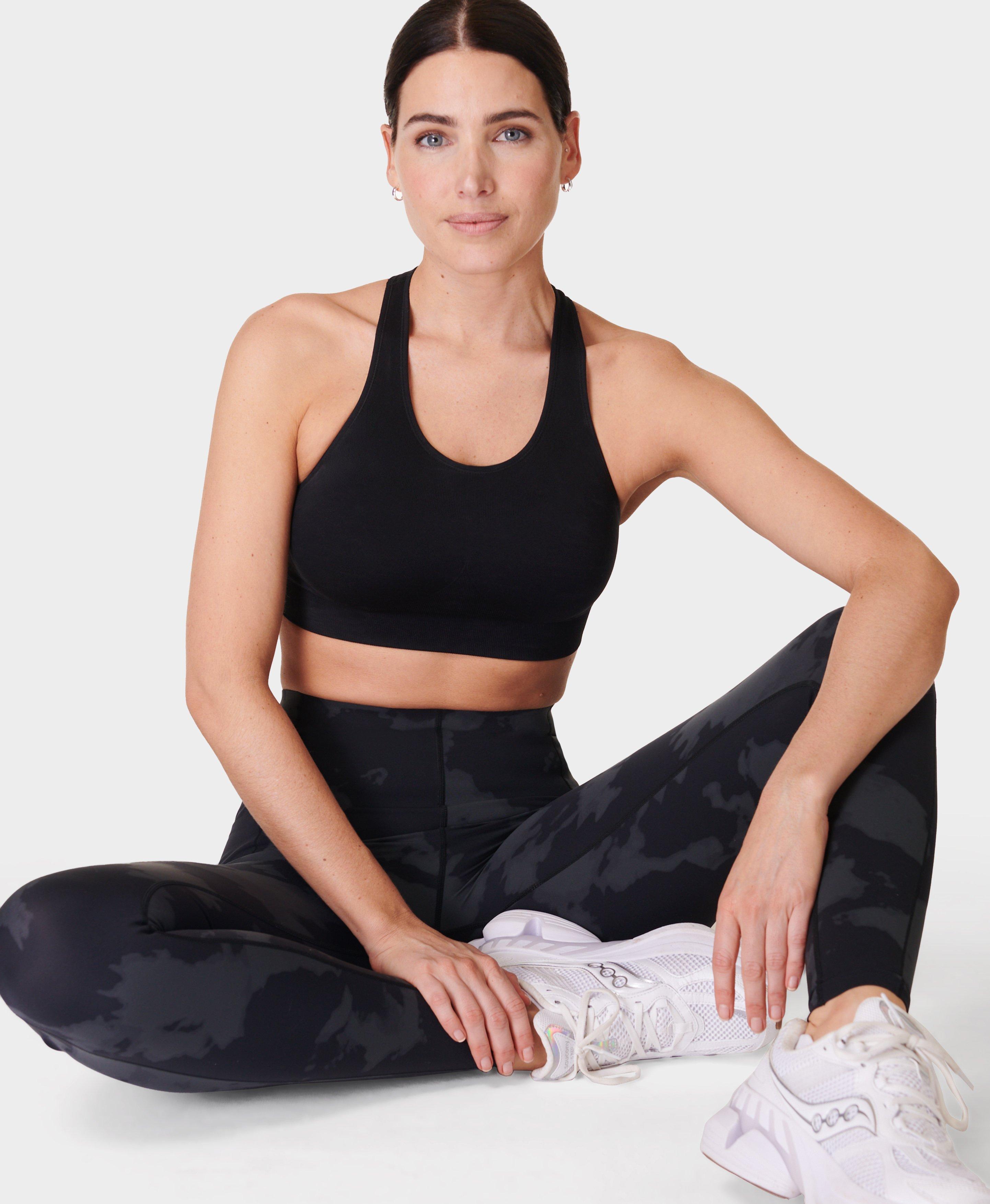 Cotton Compression Sports Bra, Orders Over $75 Ship Free