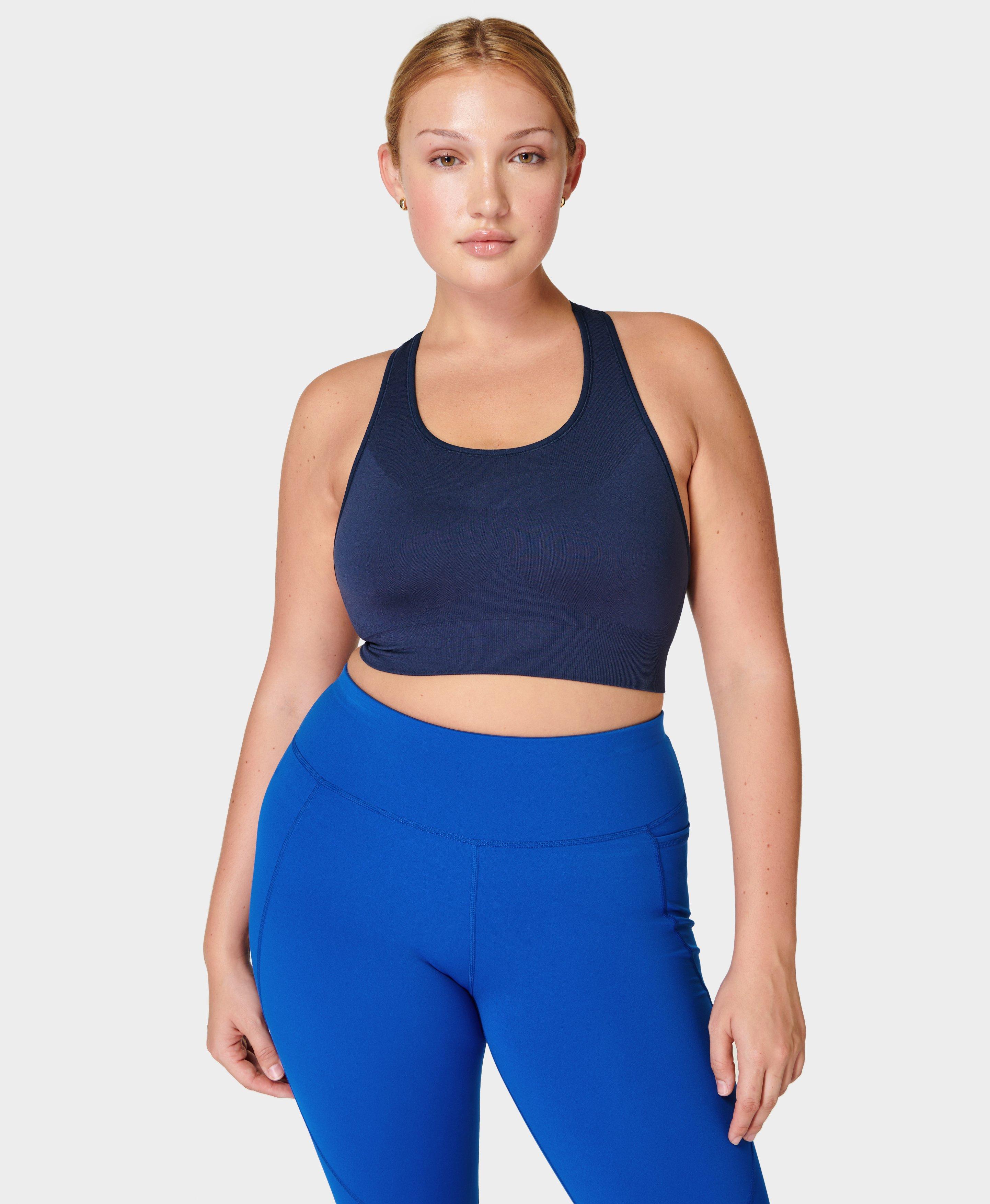 Dynamic Mid-High Impact Sports Bra - Dazzling Blue – Parfait Lingerie