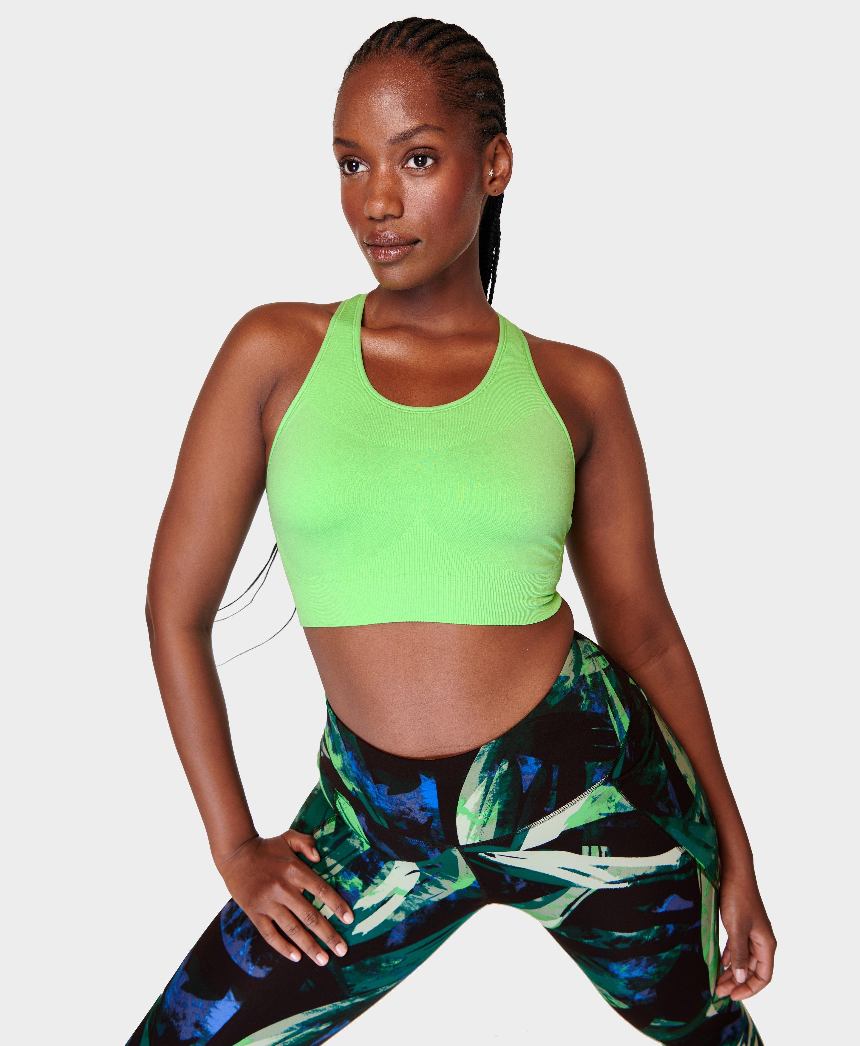 Neon Green Sports Bra 