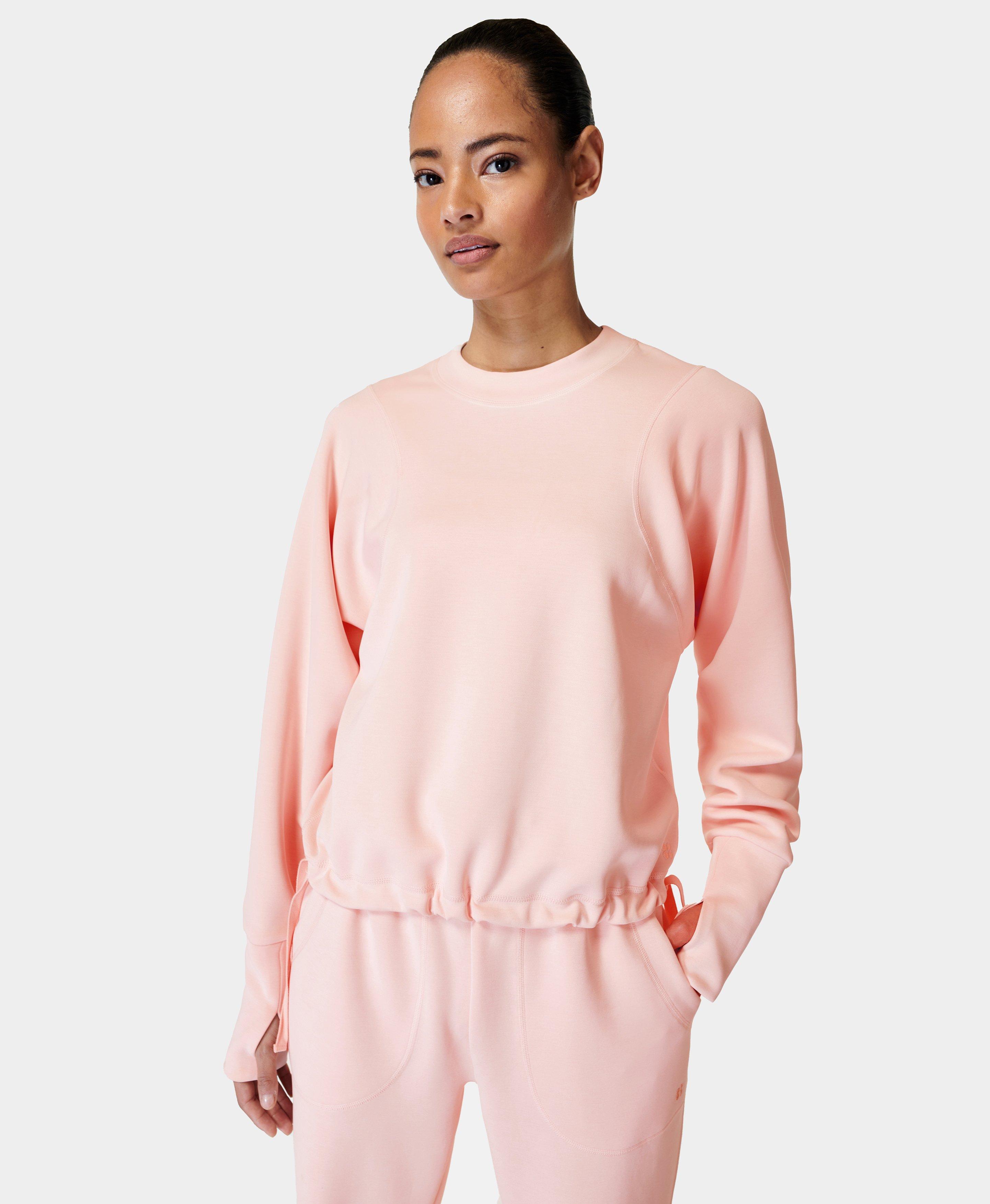 Sand Wash Crew Neck Sweatshirt- antiquepink | Women's Jumpers, Sweatshirts  u0026 Hoodies | www.sweatybetty.com