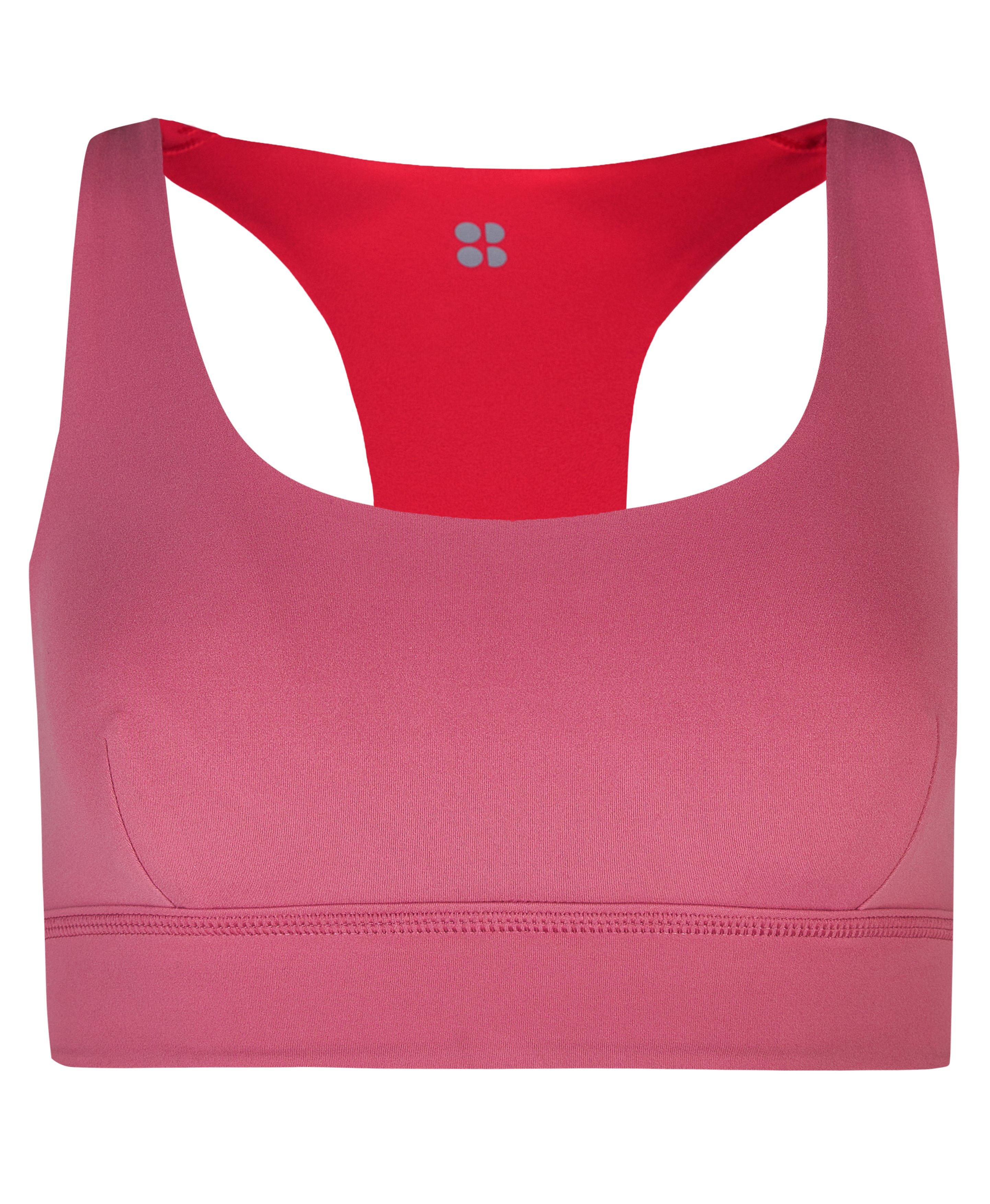 Sweaty Betty Stamina Dusty Rose Pink Compression Yoga Running Bra Medium M  - $29 - From Fried
