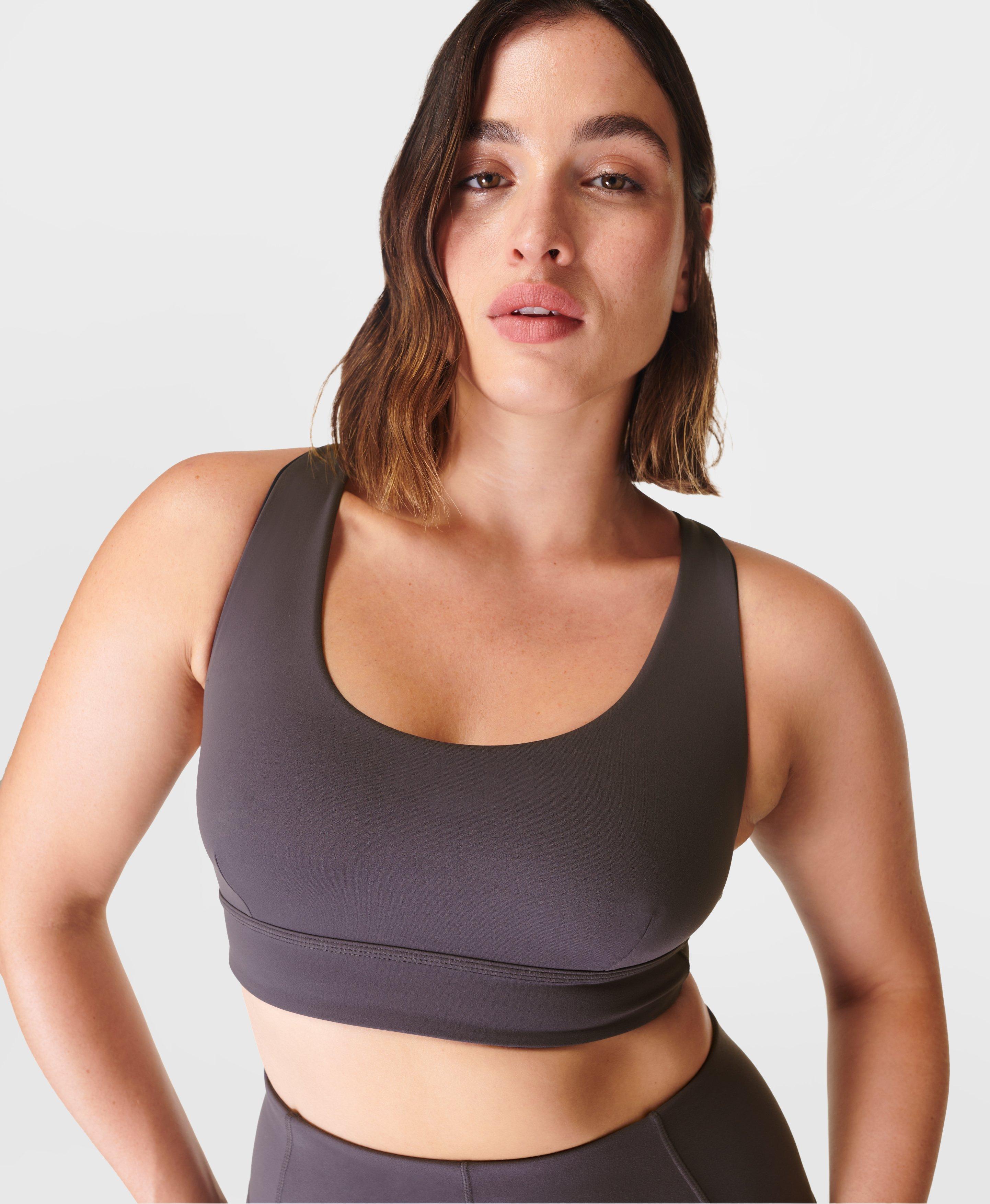 Super Soft Reversible Yoga Bra - UrbanGrey NavyBlue, Women's Sports Bras