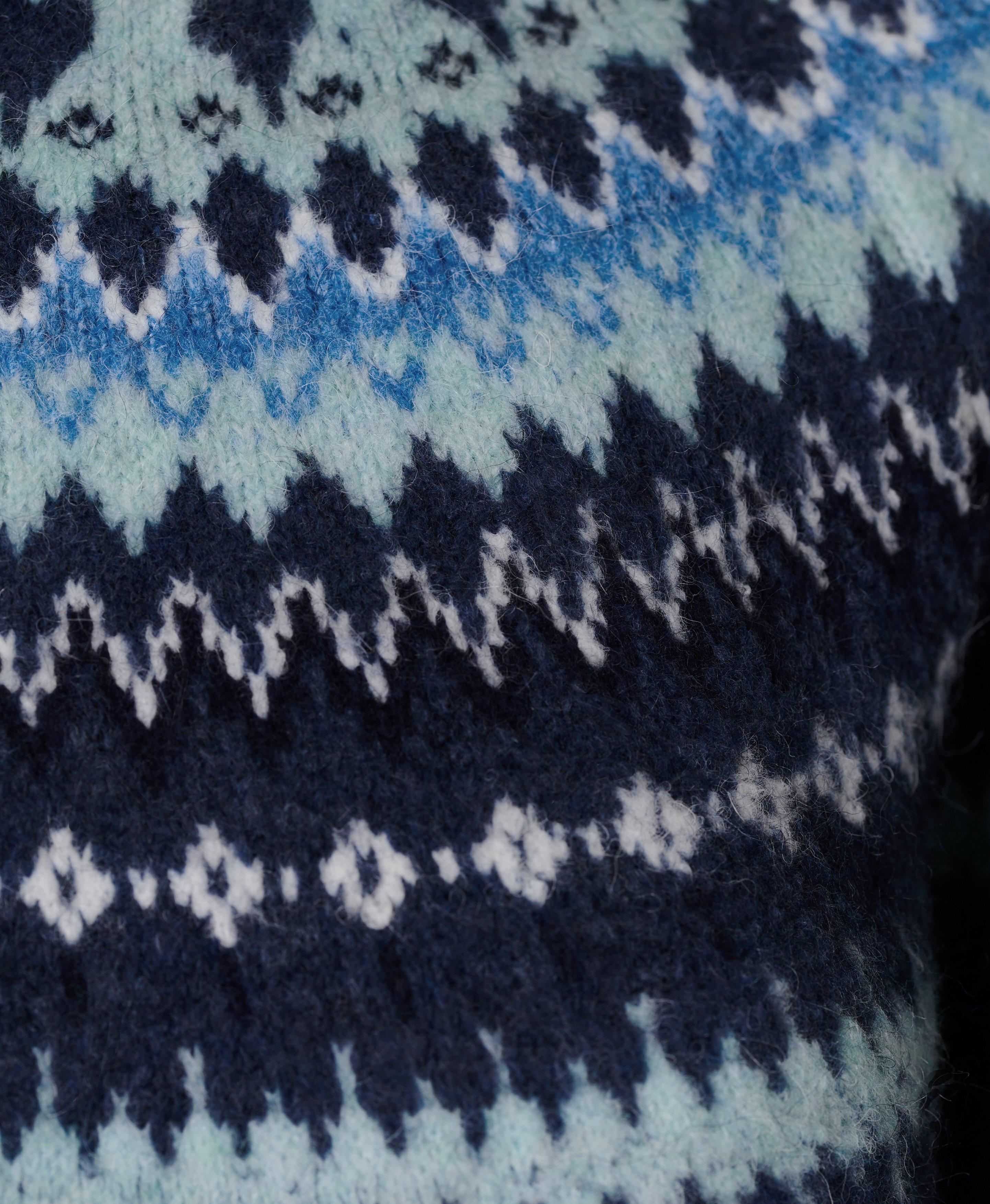 Fairisle Wool Sweater - nordicblue | undefined | www.sweatybetty.com