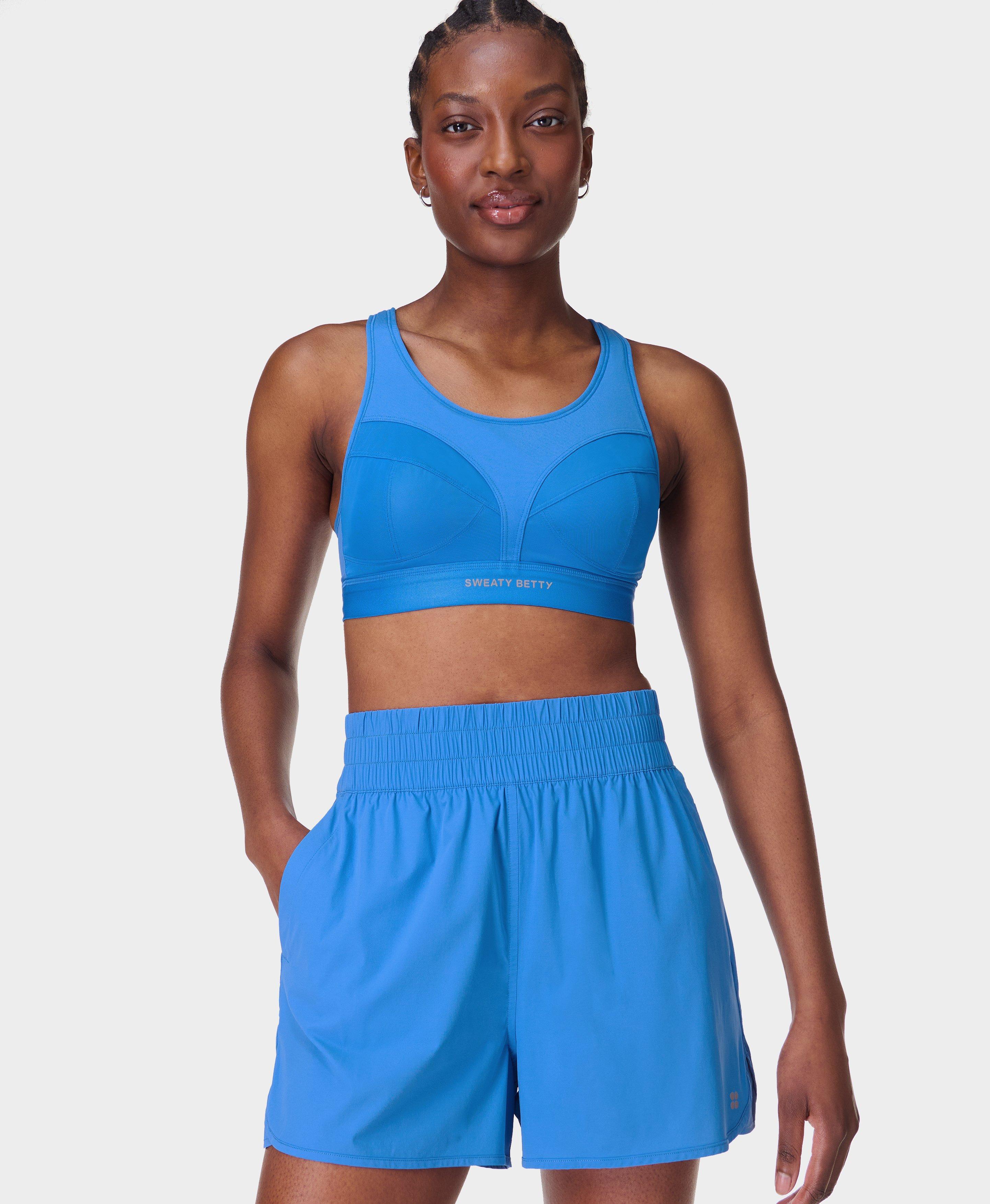 Sweaty Betty Relay Shell Shorts, Blue, Women's S