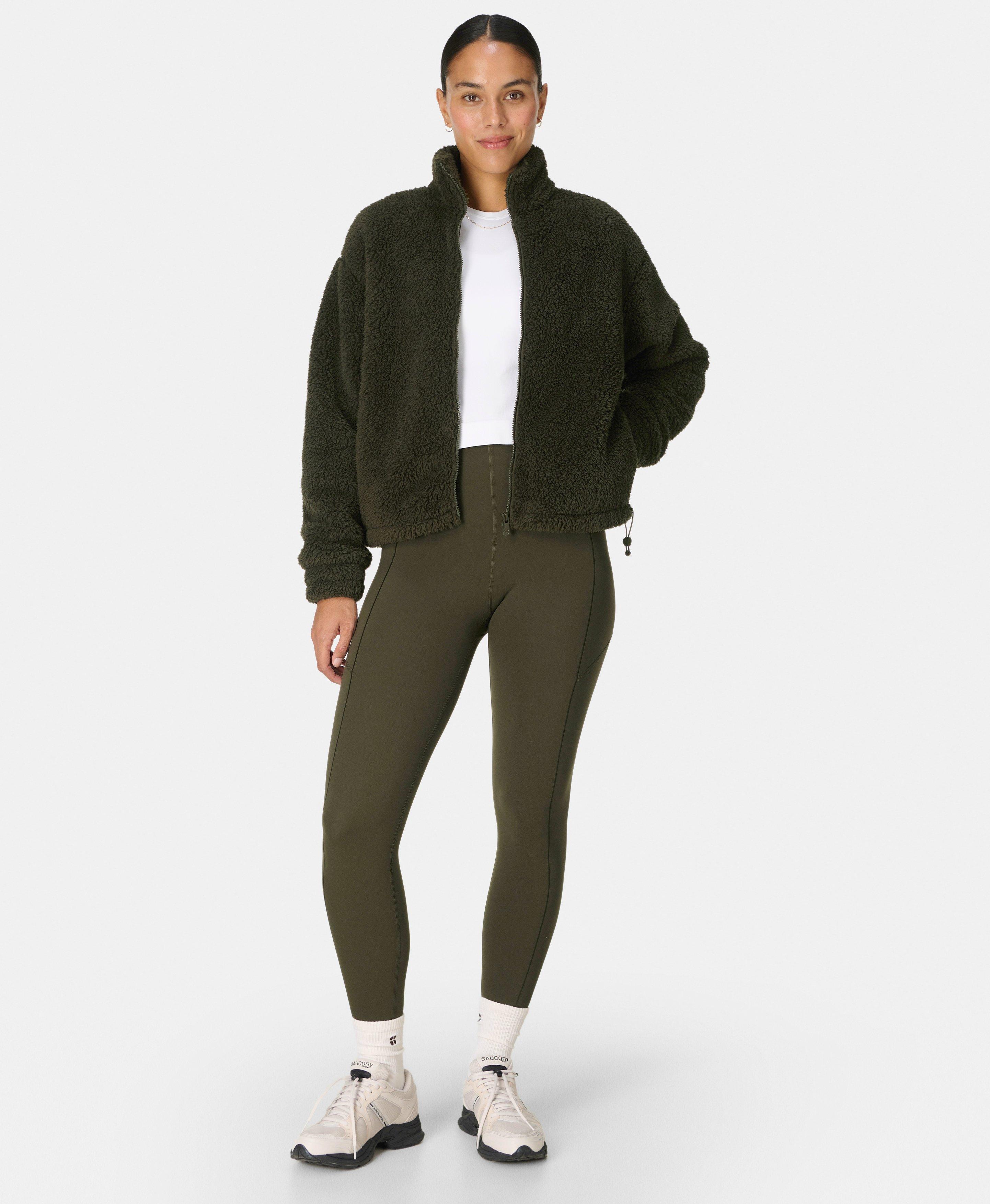 Canyon Fleece Zip-Up - Nori Green | Women's Sweaters + Hoodies