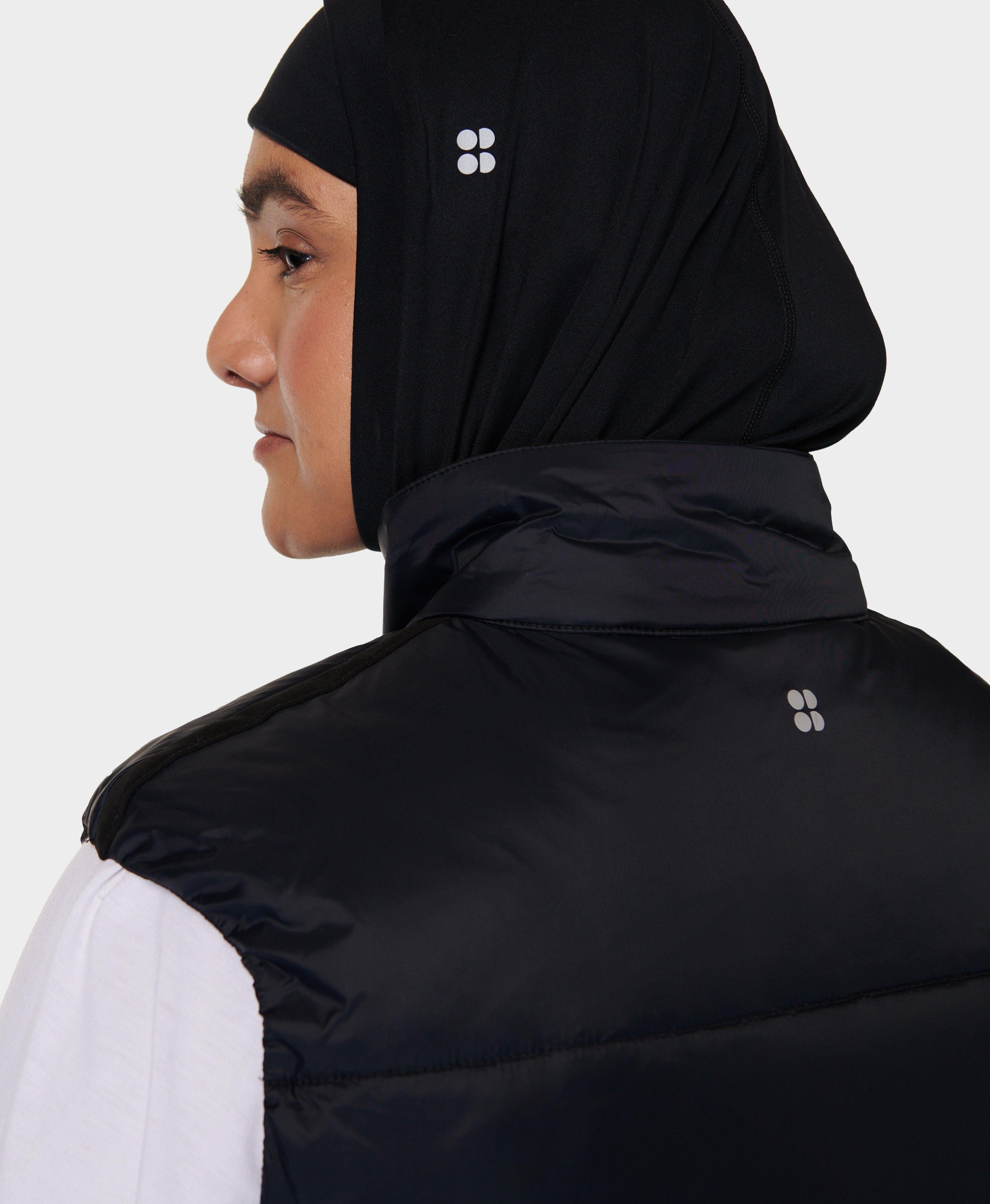 Sweaty Betty Accelerate Elite Running Gilet, Black at John Lewis & Partners