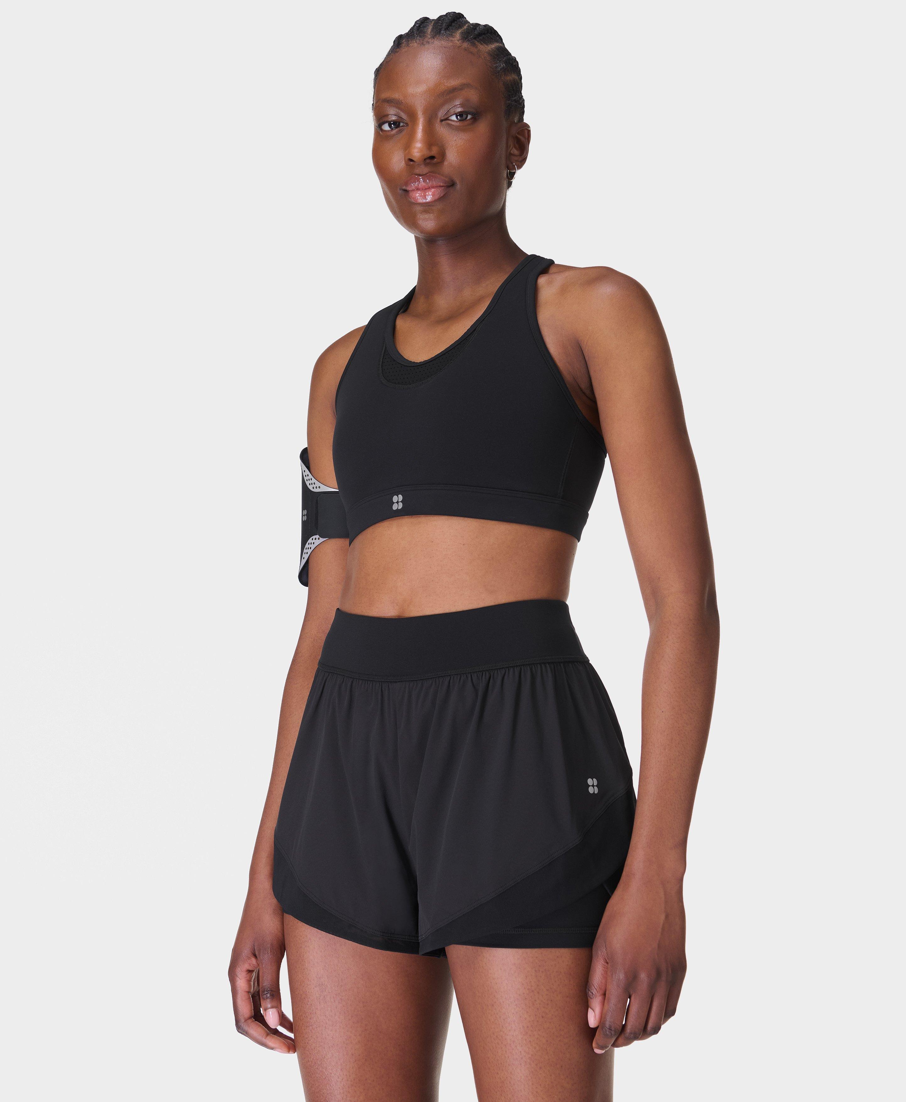 In Tempo Run Short 14cm - Black