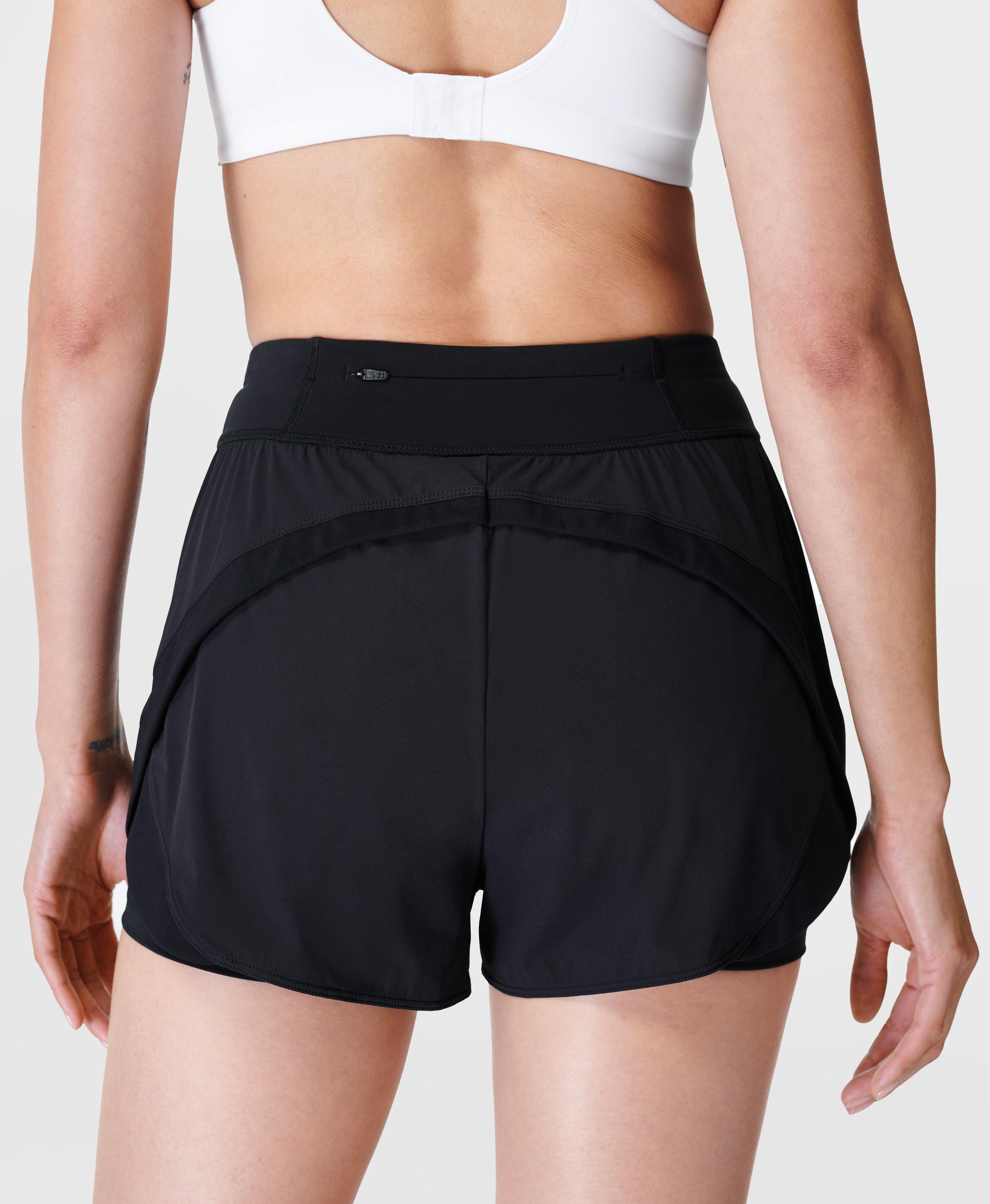 Tempo Run Shorts - Black, Women's Shorts + Skorts