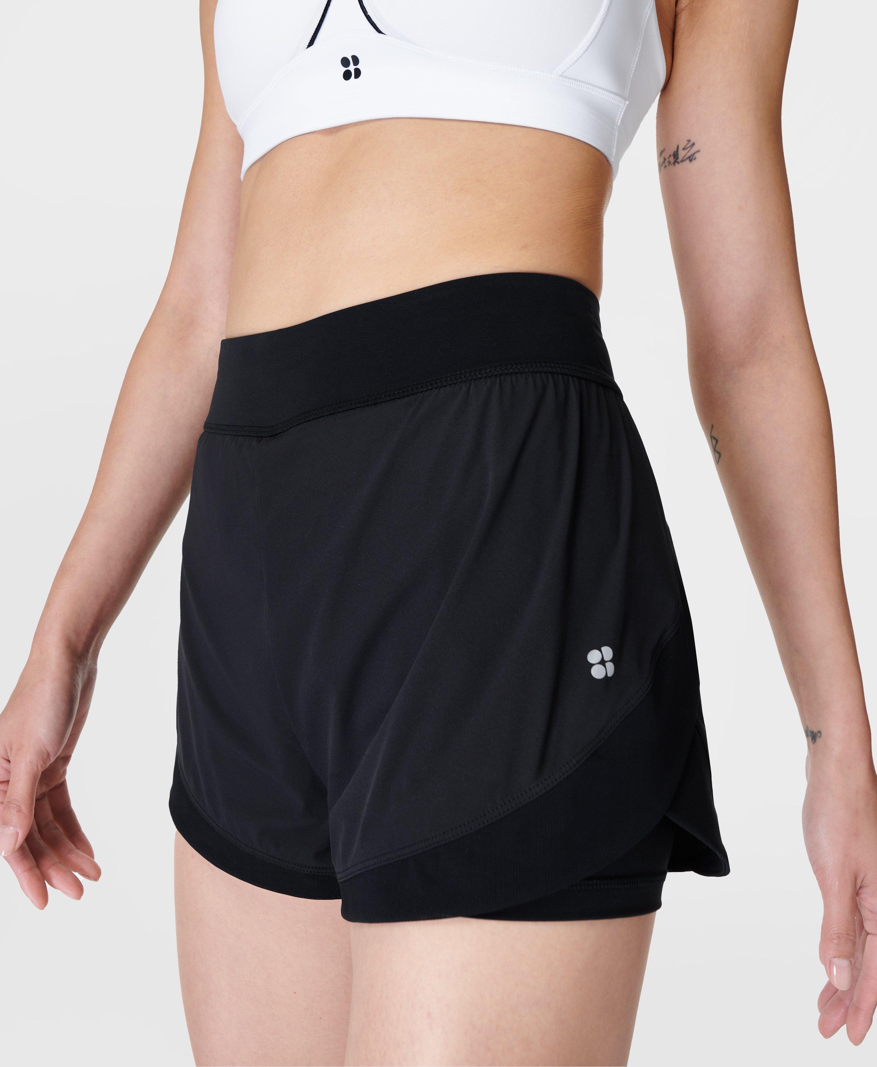 black women's running shorts