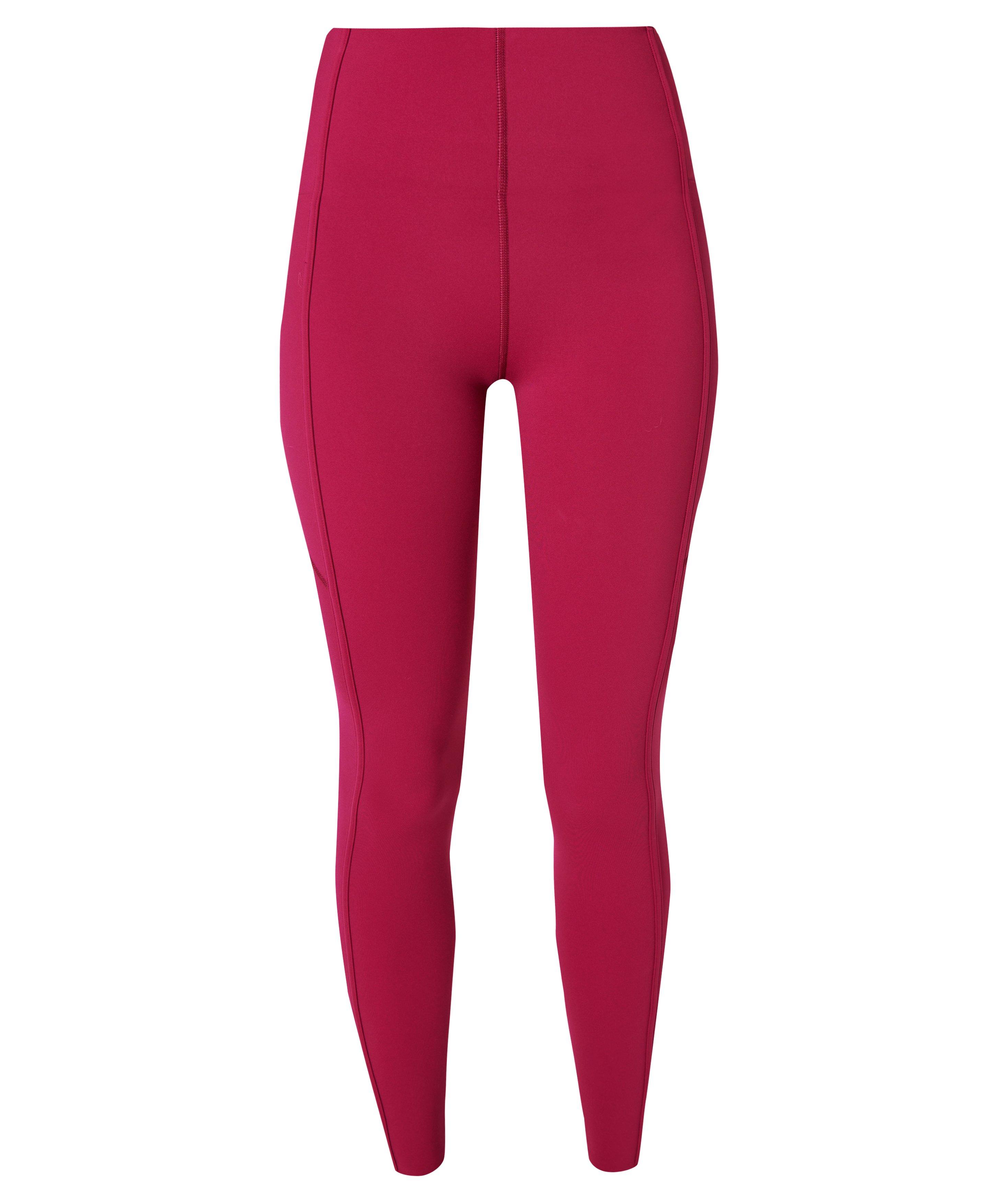 Gym Leggings - High Waisted - Spicy Red