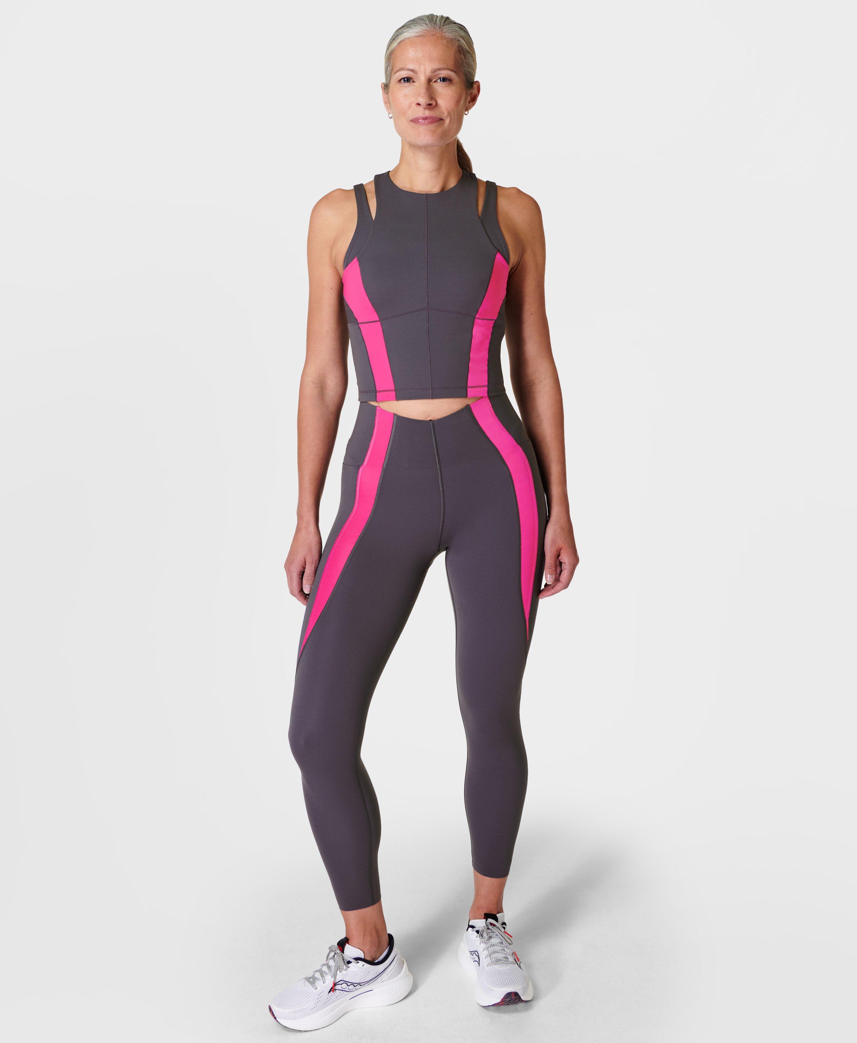 Power UltraSculpt Curve High-Waisted Gym Leggings - Urban Grey