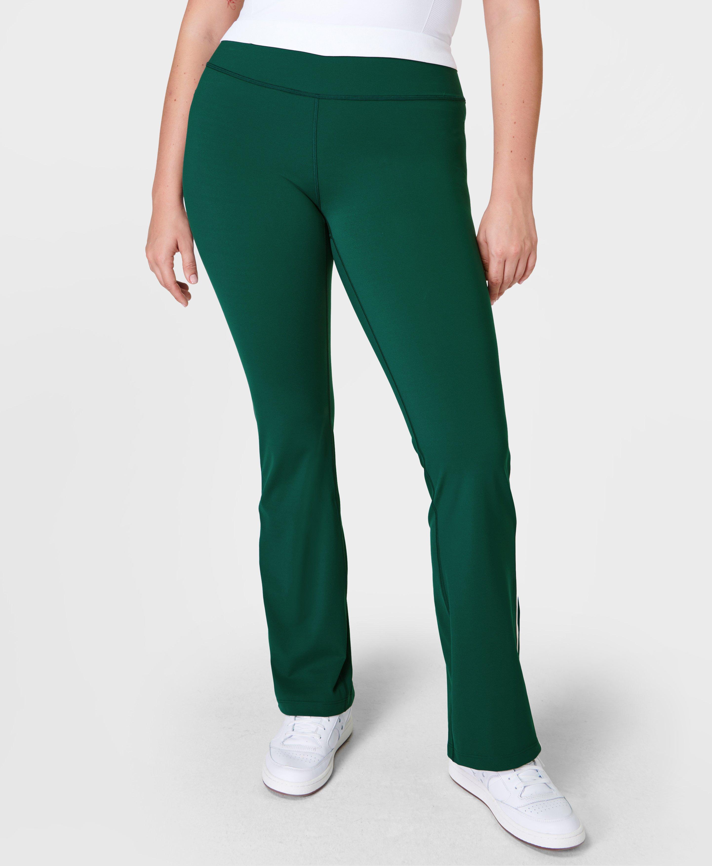 Betabrand Pants Womens L Green Bootcut Dress Pant Yoga Stretch