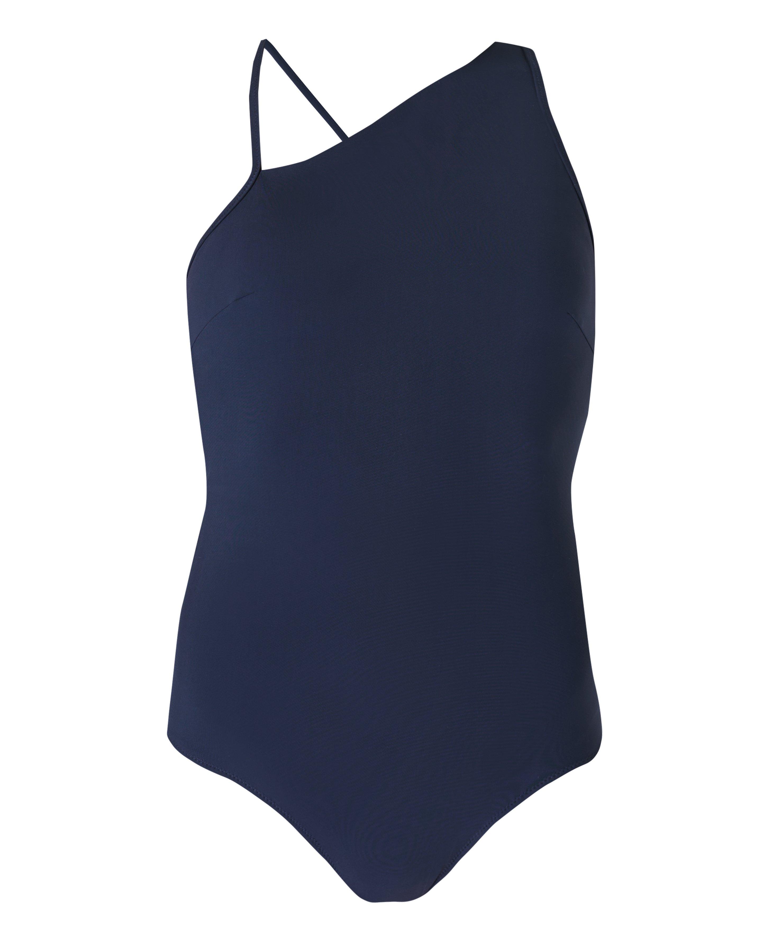 sweaty Betty super sculpt half sleeve bodysuit navy Blue size